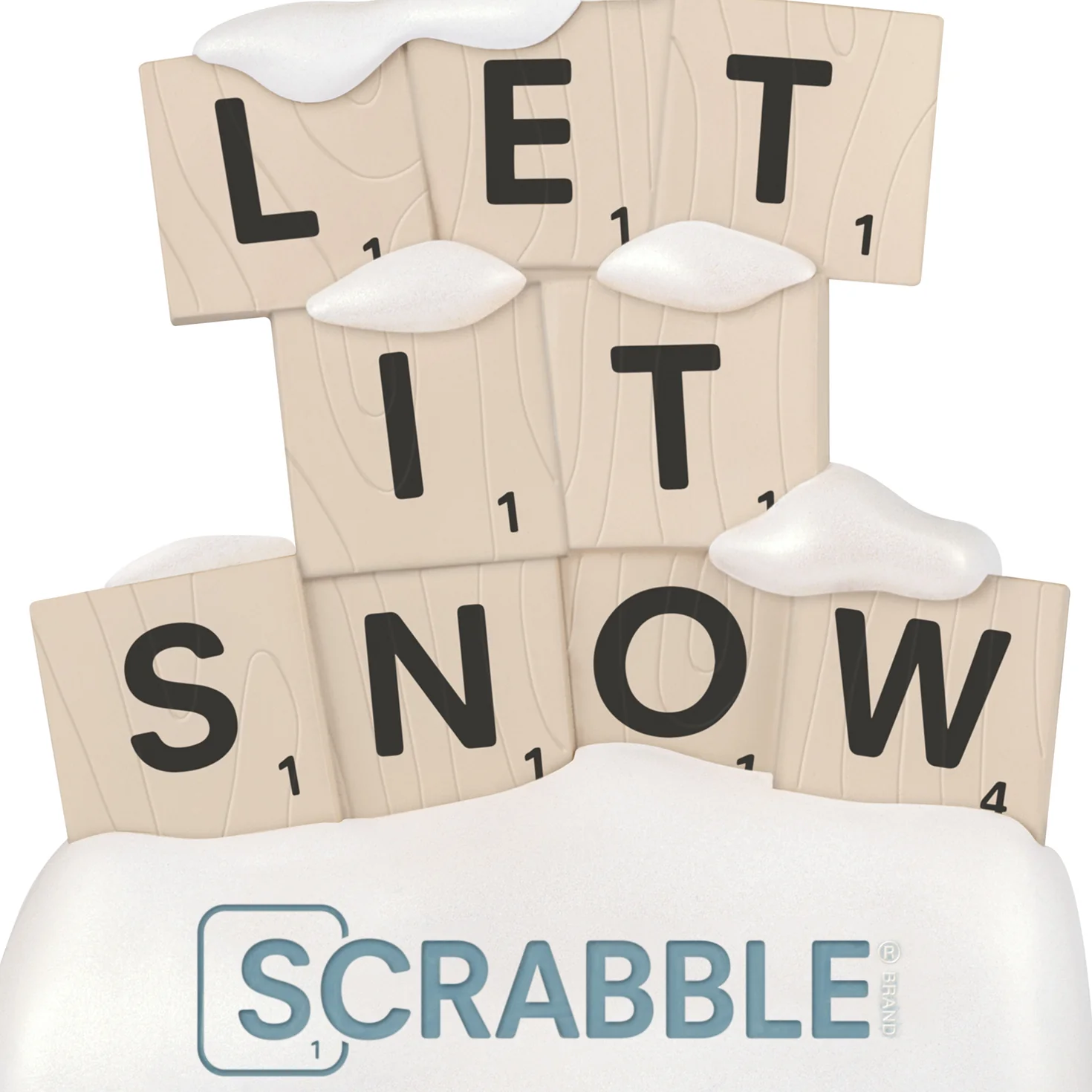Hasbro® Scrabble Let It Snow — 2026 Hallmark Keepsake Christmas Ornament - Image 4