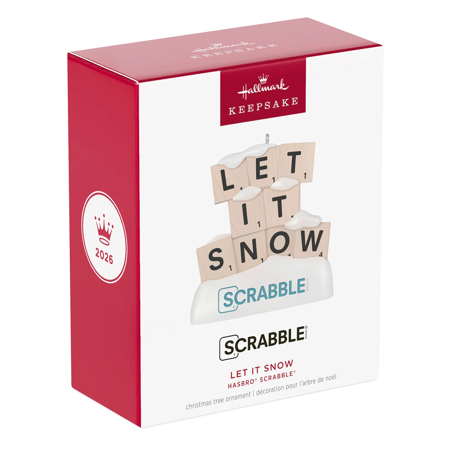 Hasbro® Scrabble Let It Snow — 2026 Hallmark Keepsake Christmas Ornament - Image 7