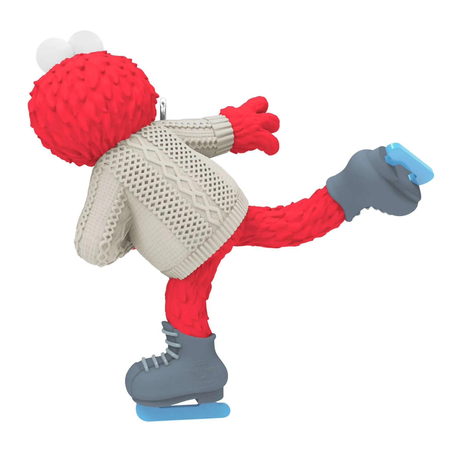 Sesame Street® Skating With Elmo — 2025 Hallmark Keepsake Christmas Ornament - Image 5