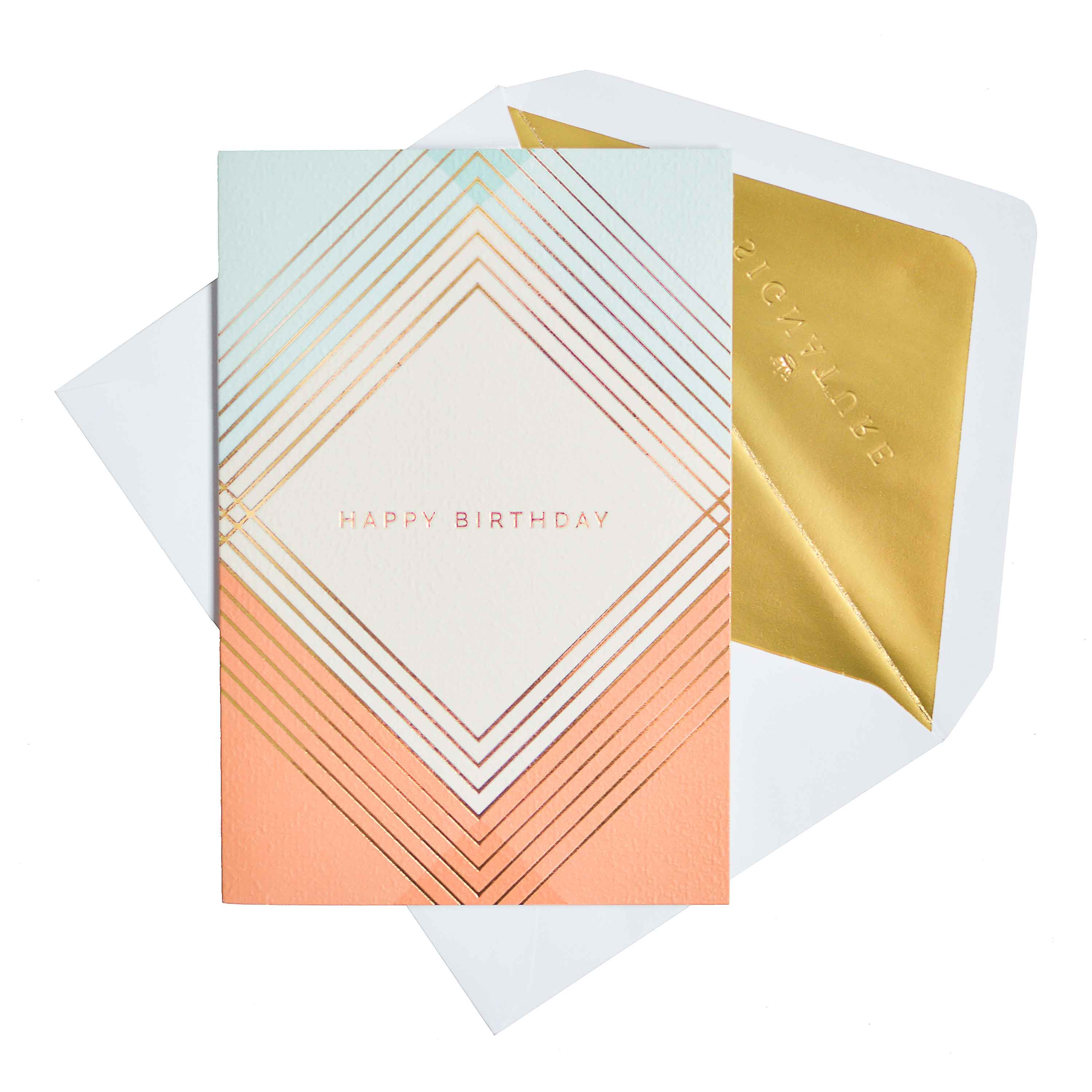 Signature Studio Birthday Card - Gorgeous Geometric - Image 3