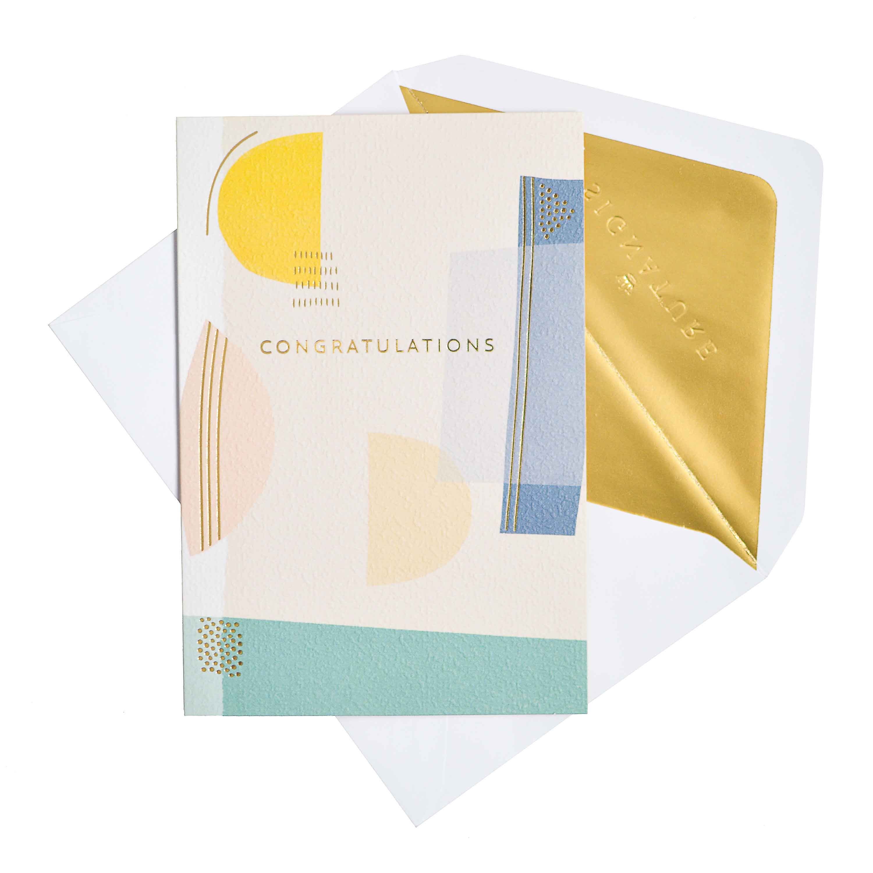Signature Studio Congratulations Card - Contemporary & Colourful - Image 3