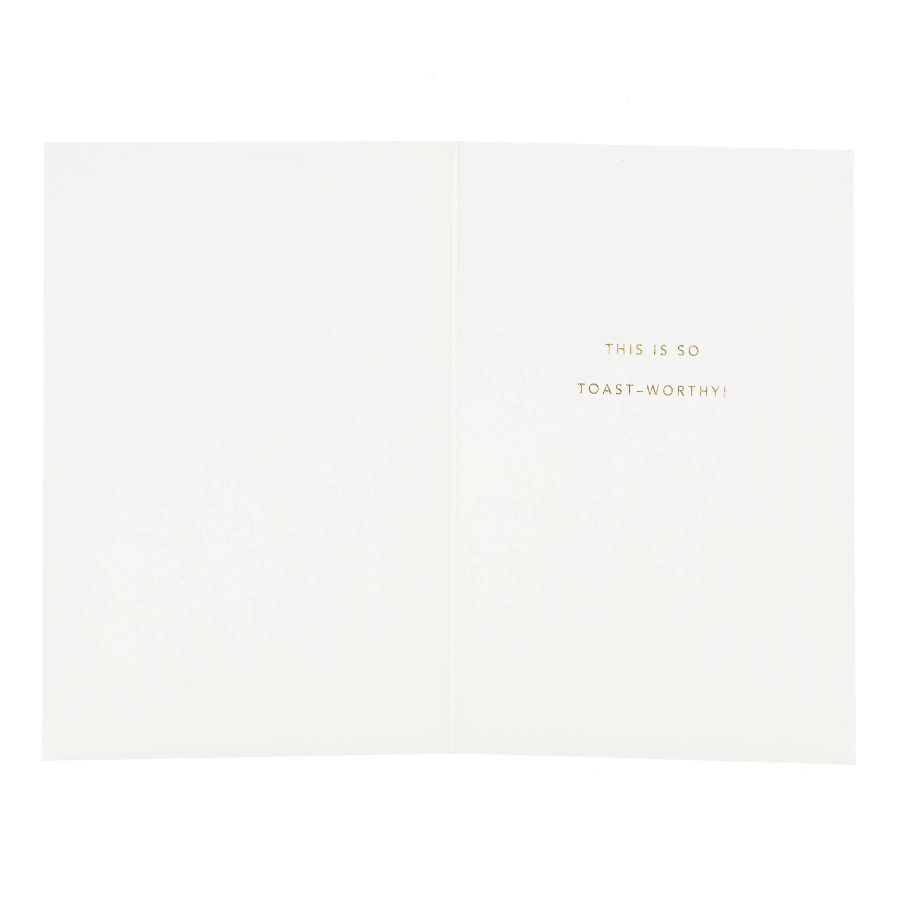 Signature Studio Congratulations Card - So Toast-Worthy! - Image 2
