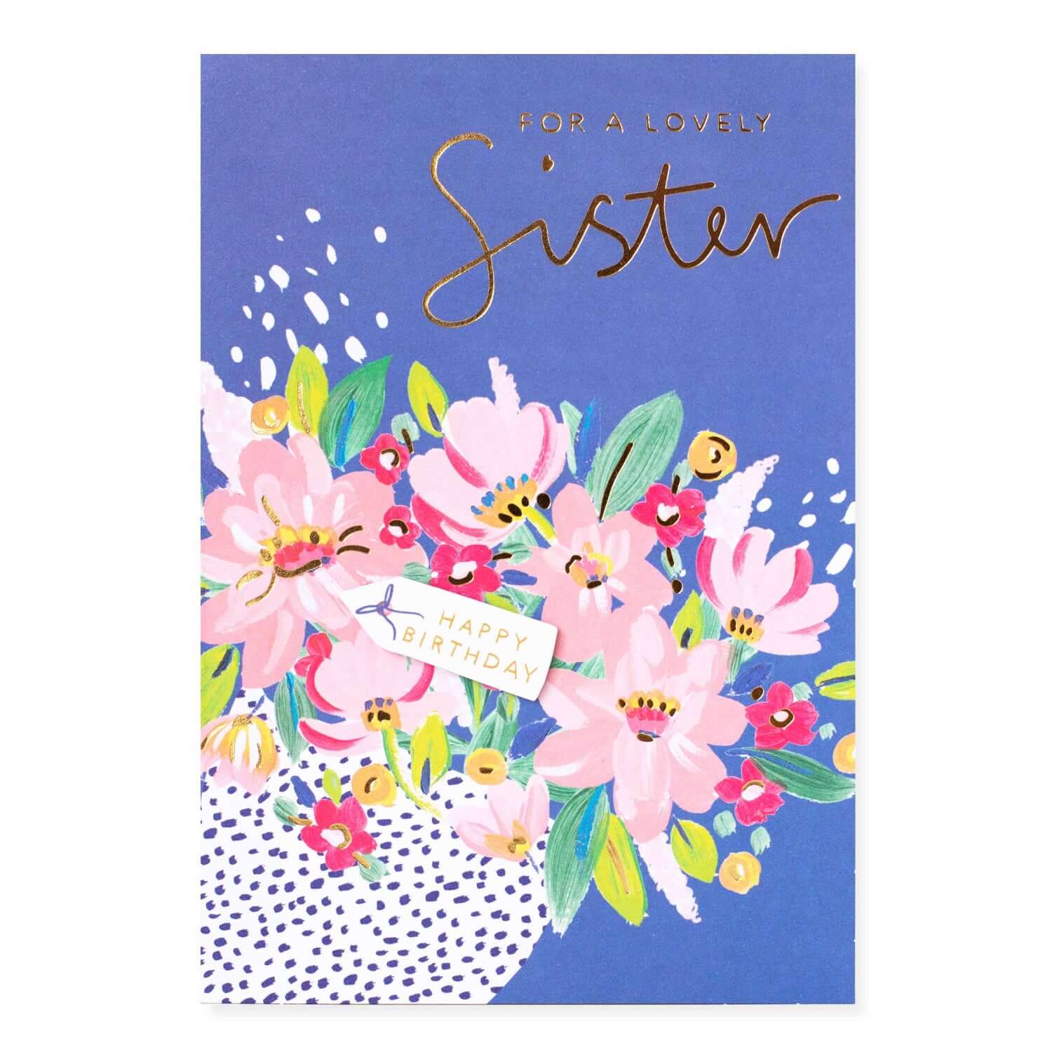 Connections from Hallmark Sister Birthday Card - Illustrative Flowers