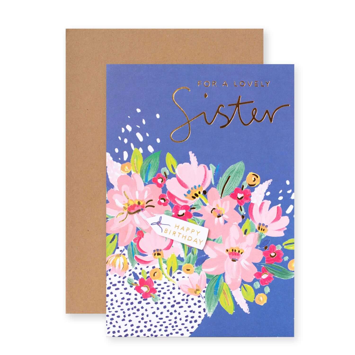 Connections from Hallmark Sister Birthday Card - Illustrative Flowers - Image 3