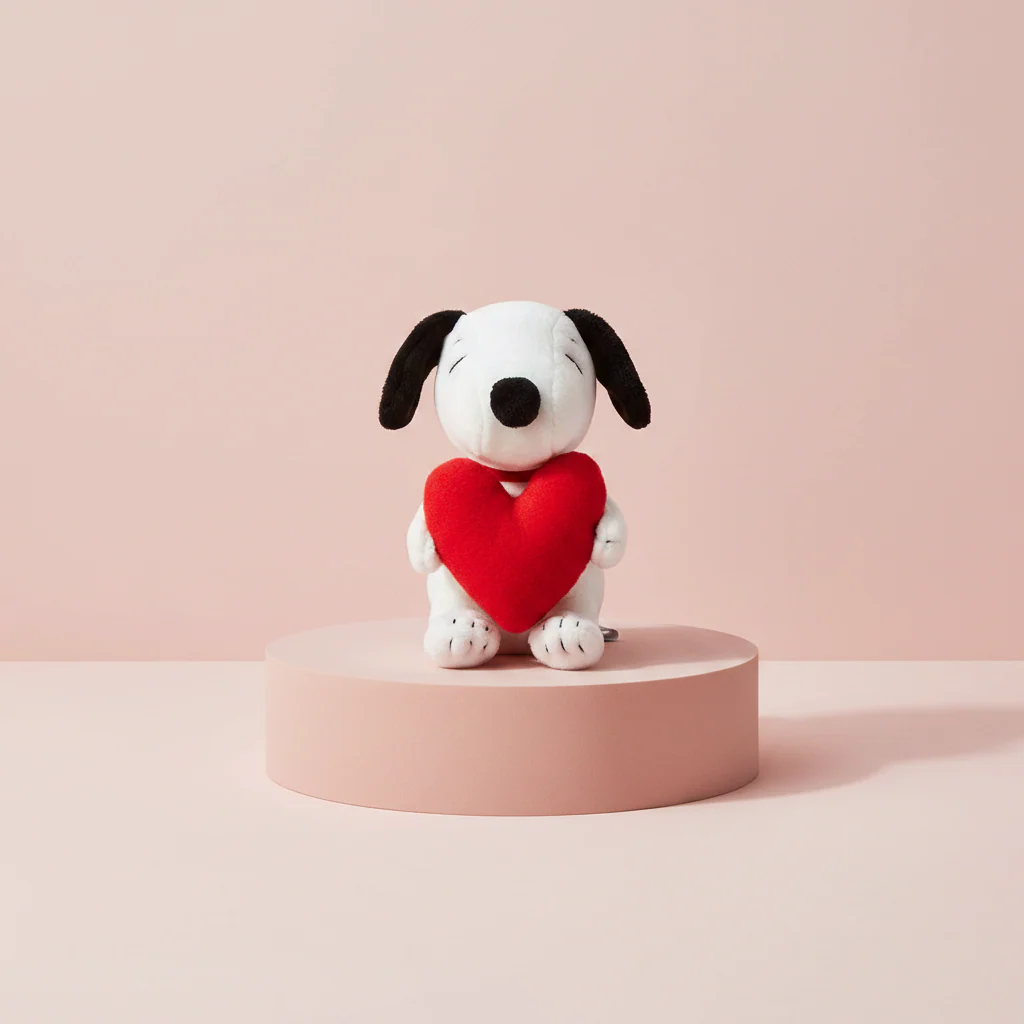 Peanuts® Snoopy With Heart Zip-Along Plush Toy