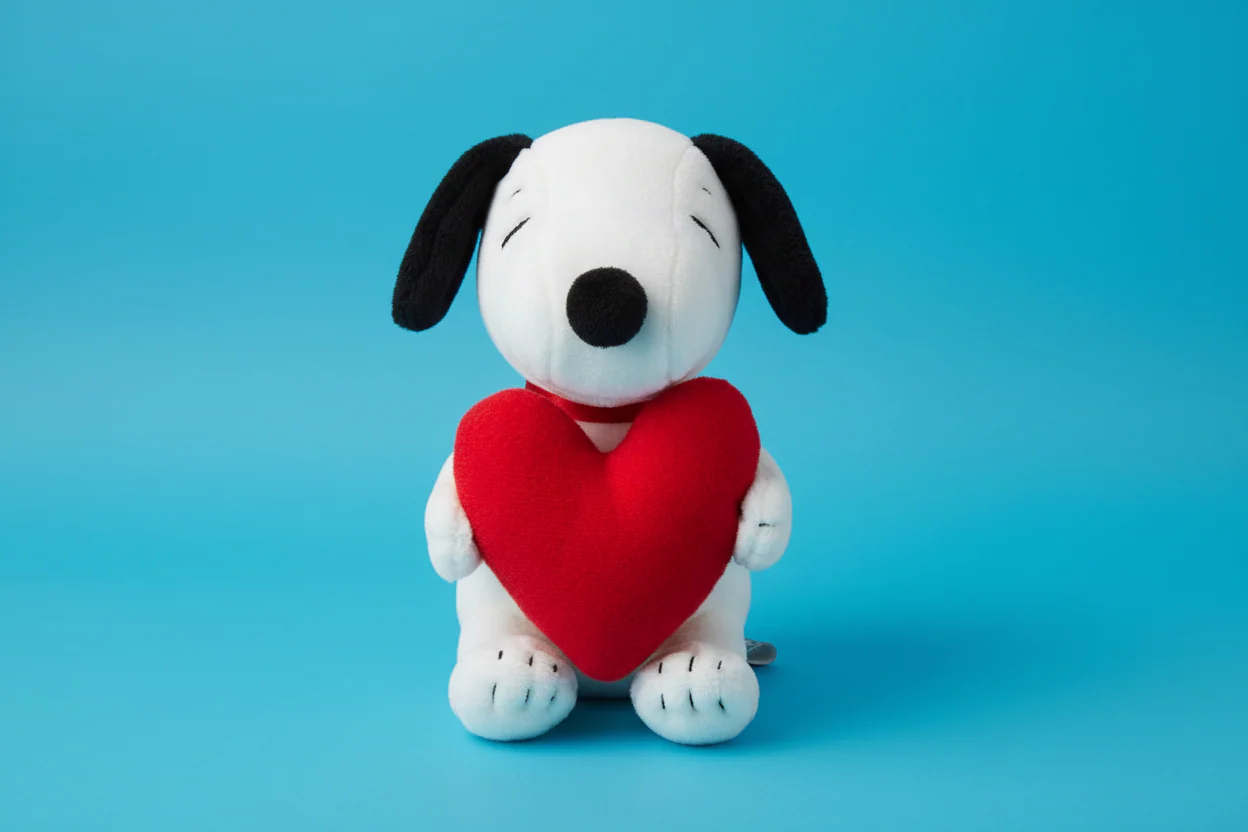 Peanuts® Snoopy With Heart Zip-Along Plush Toy - Image 4