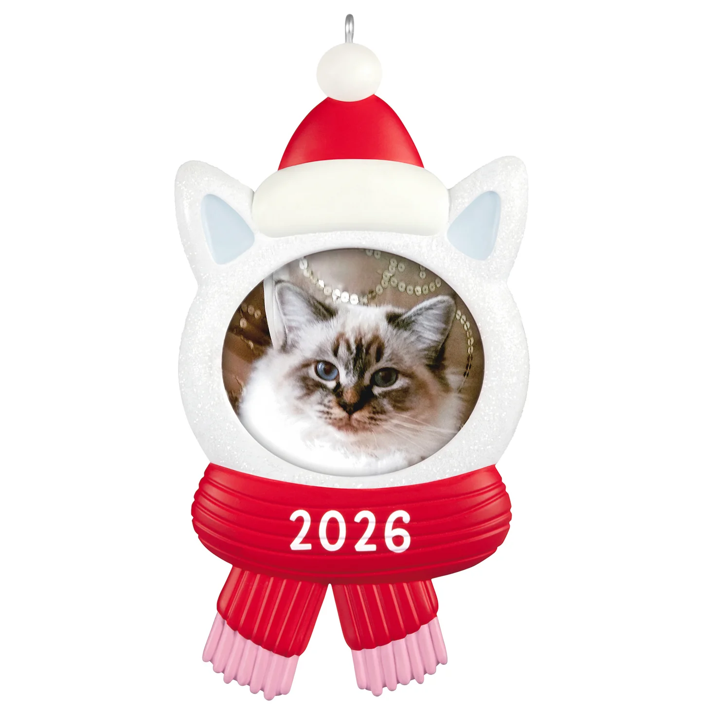 Snow Cat 2026 Photo Frame — 2026 Hallmark Keepsake Christmas Ornament