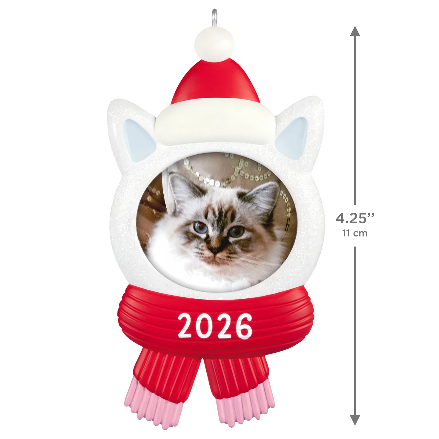 Snow Cat 2026 Photo Frame — 2026 Hallmark Keepsake Christmas Ornament - Image 6