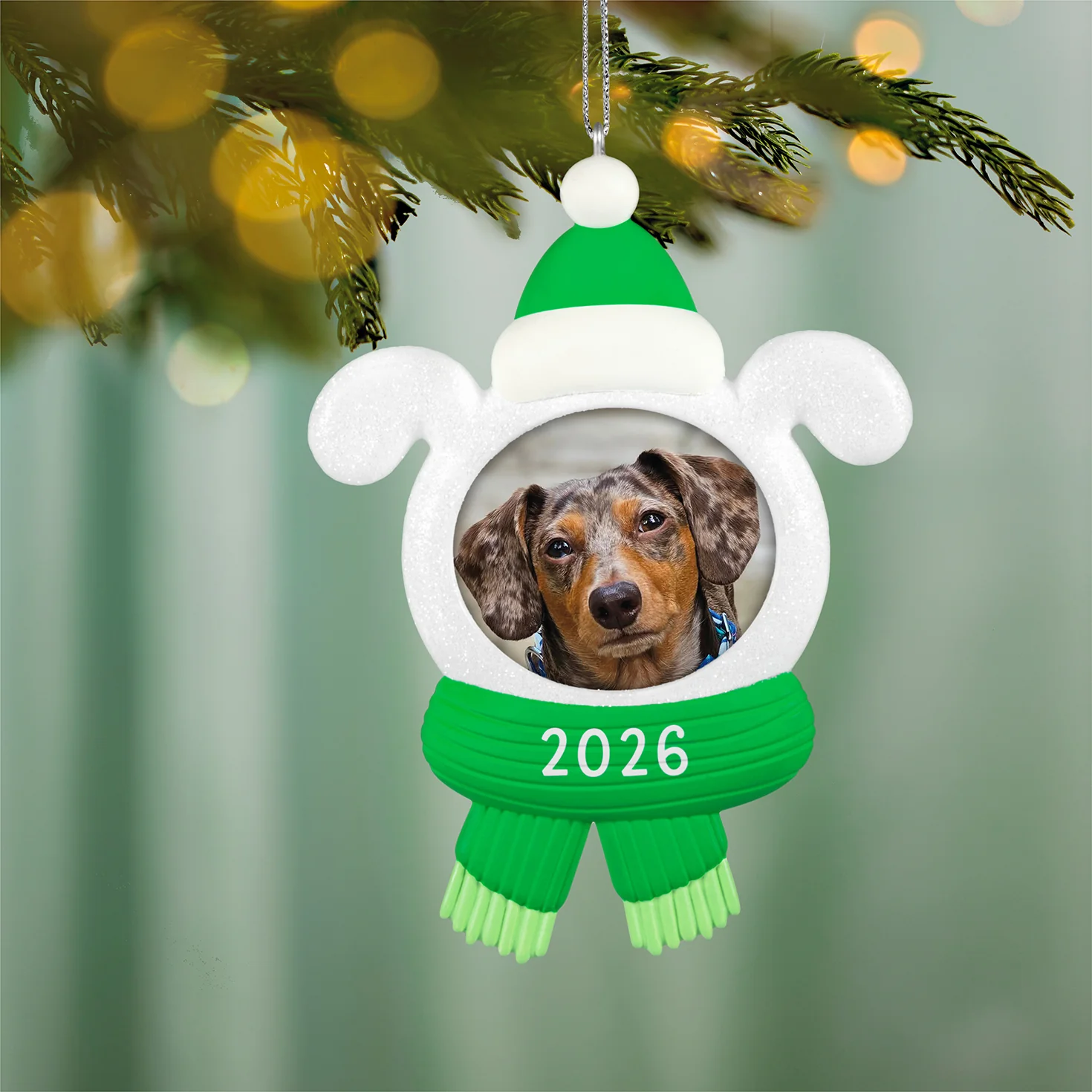 Snow Dog 2026 Photo Frame — 2026 Hallmark Keepsake Christmas Ornament - Image 2