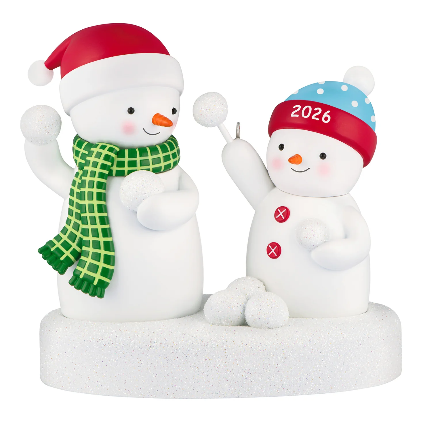 Snowball Fight 2026 Musical — 2026 Hallmark Keepsake Christmas Ornament