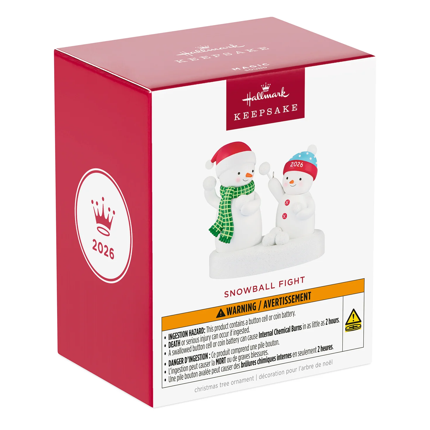 Snowball Fight 2026 Musical — 2026 Hallmark Keepsake Christmas Ornament - Image 7