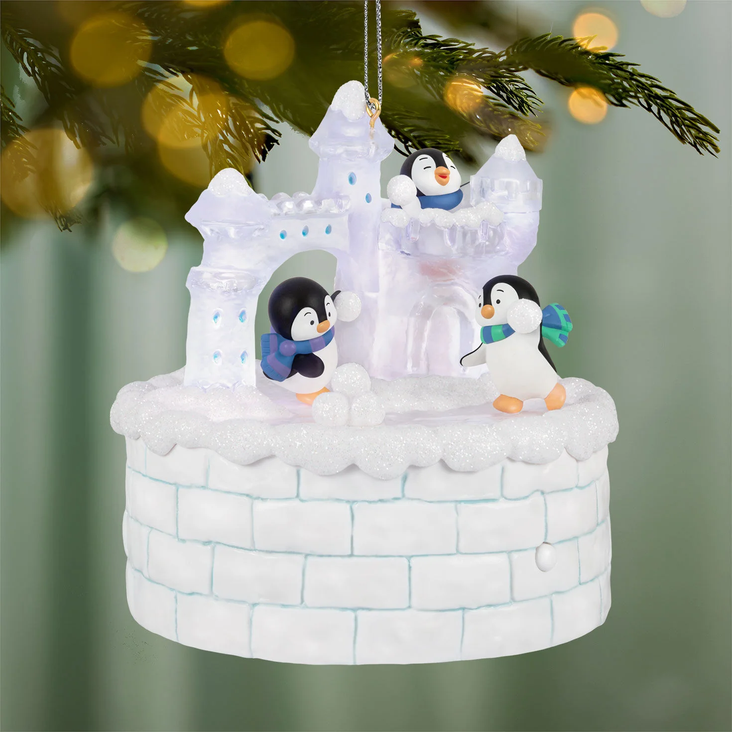 Snowball Fun Musical With Light and Motion — 2026 Hallmark Keepsake Christmas Ornament - Image 2