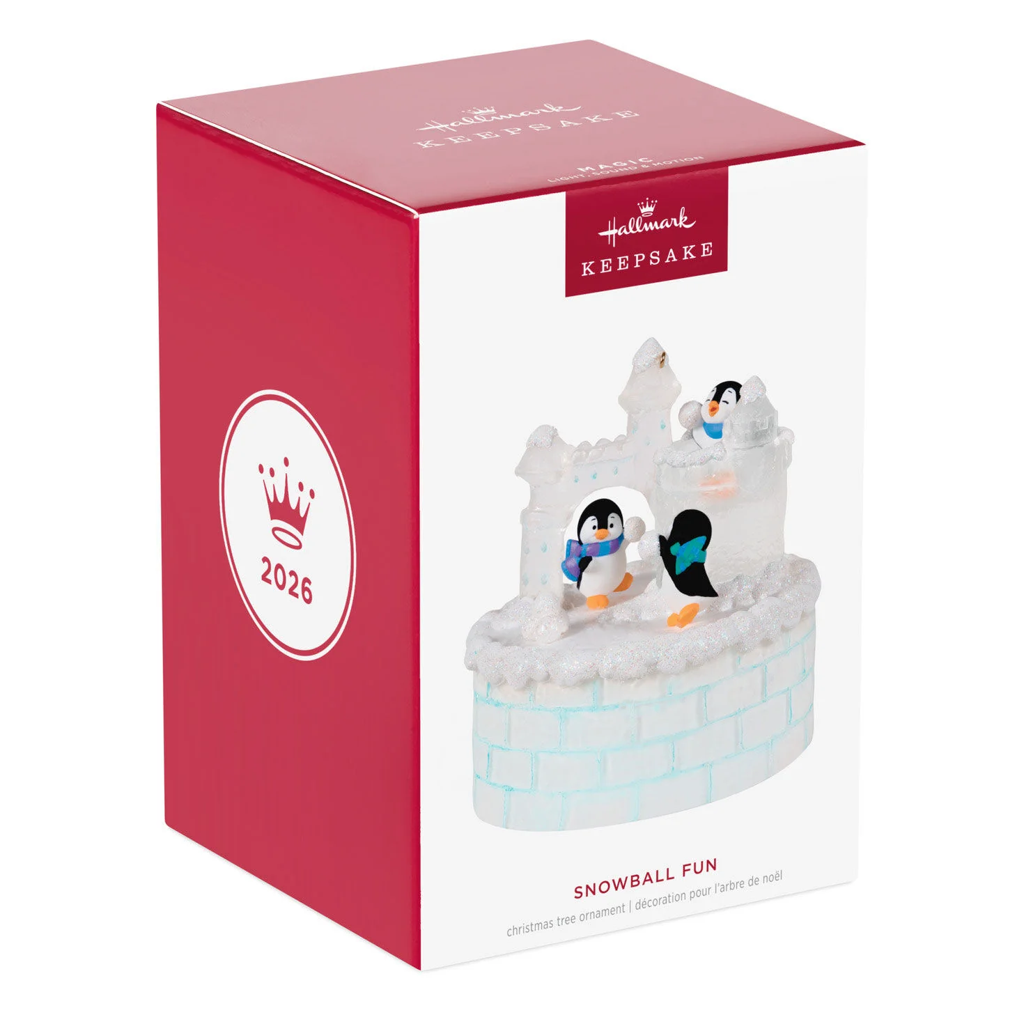 Snowball Fun Musical With Light and Motion — 2026 Hallmark Keepsake Christmas Ornament - Image 7
