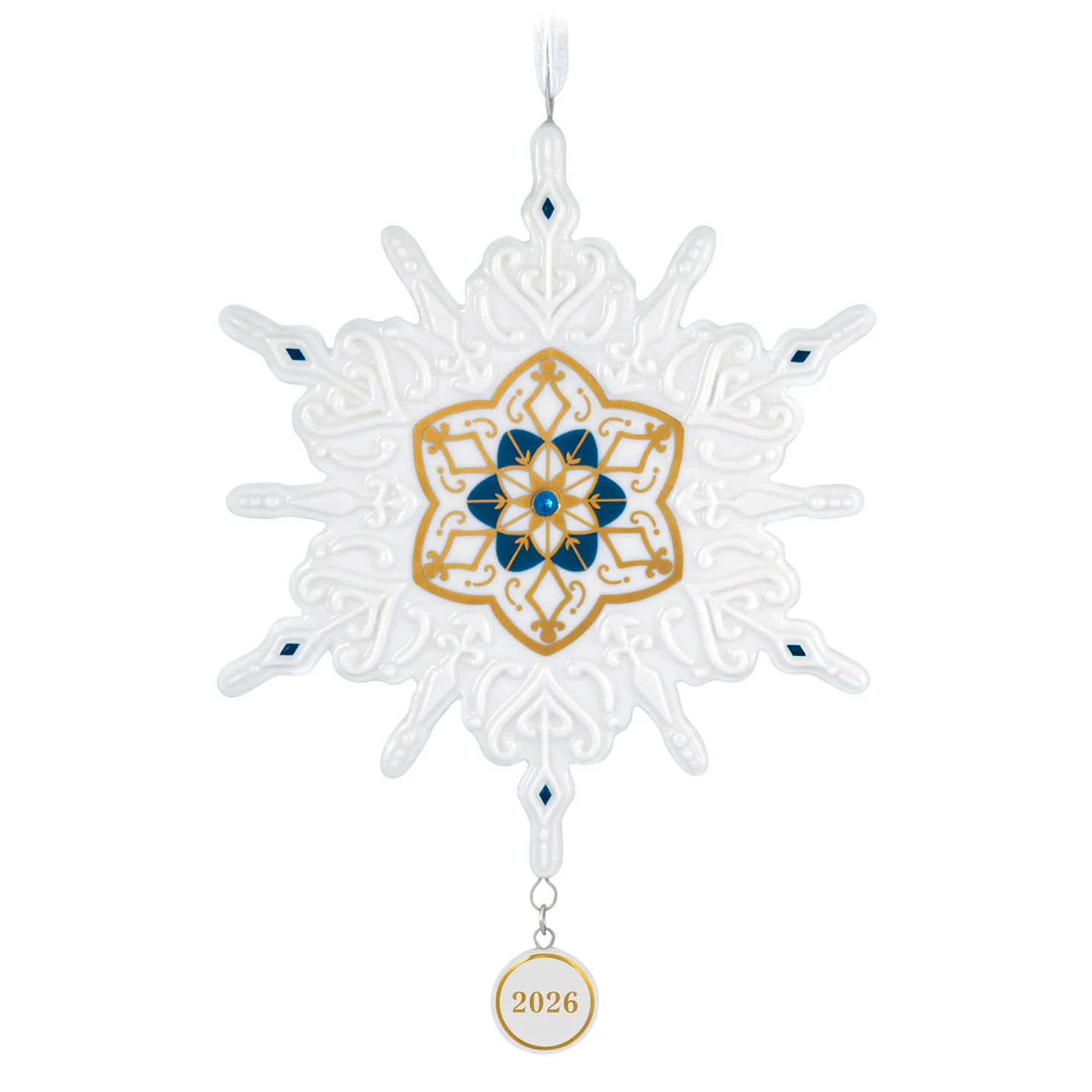 Snowflake 2026, Porcelain — 2026 Hallmark Keepsake Christmas Ornament