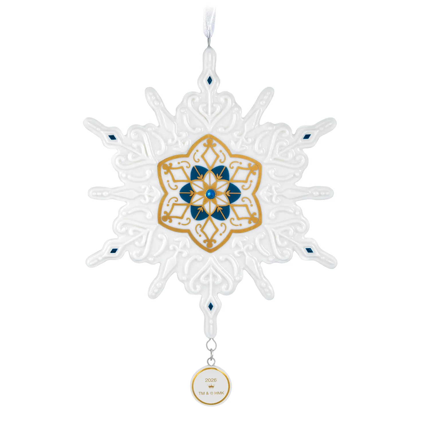 Snowflake 2026, Porcelain — 2026 Hallmark Keepsake Christmas Ornament - Image 5