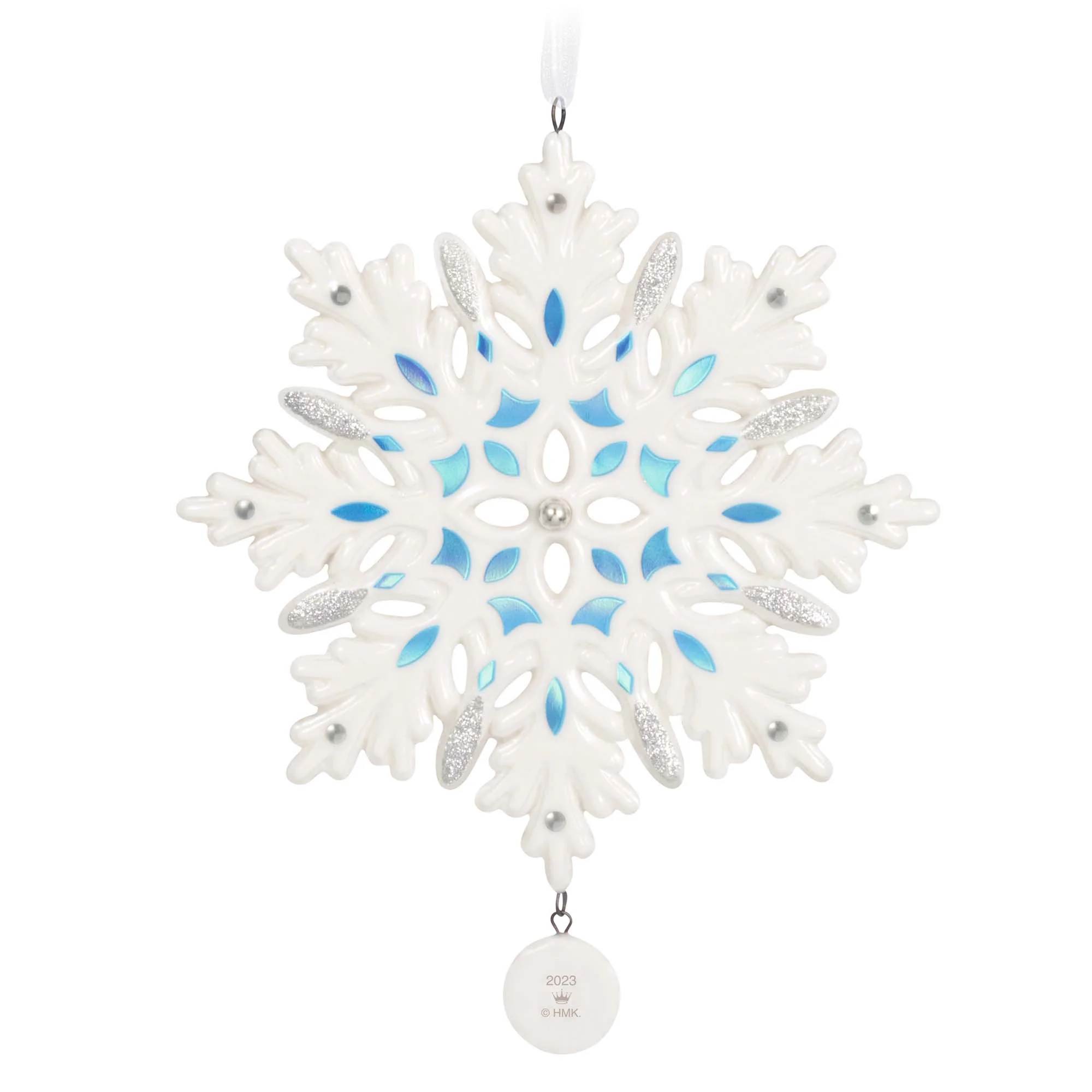 Snowflake (Porcelain) — 2023 Hallmark Keepsake Christmas Ornament - Image 3