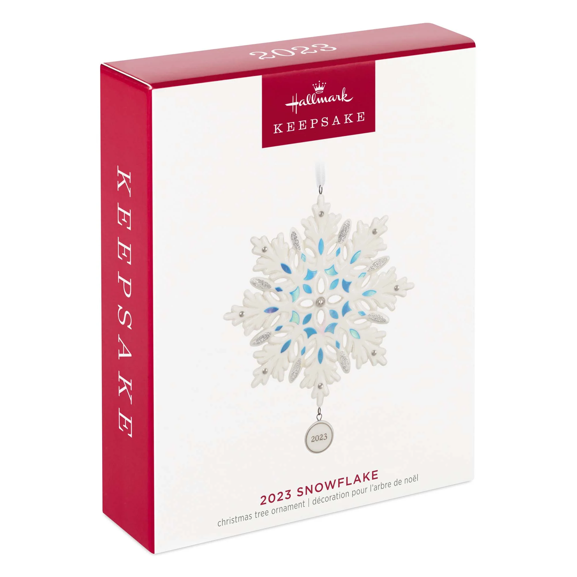 Snowflake (Porcelain) — 2023 Hallmark Keepsake Christmas Ornament - Image 4