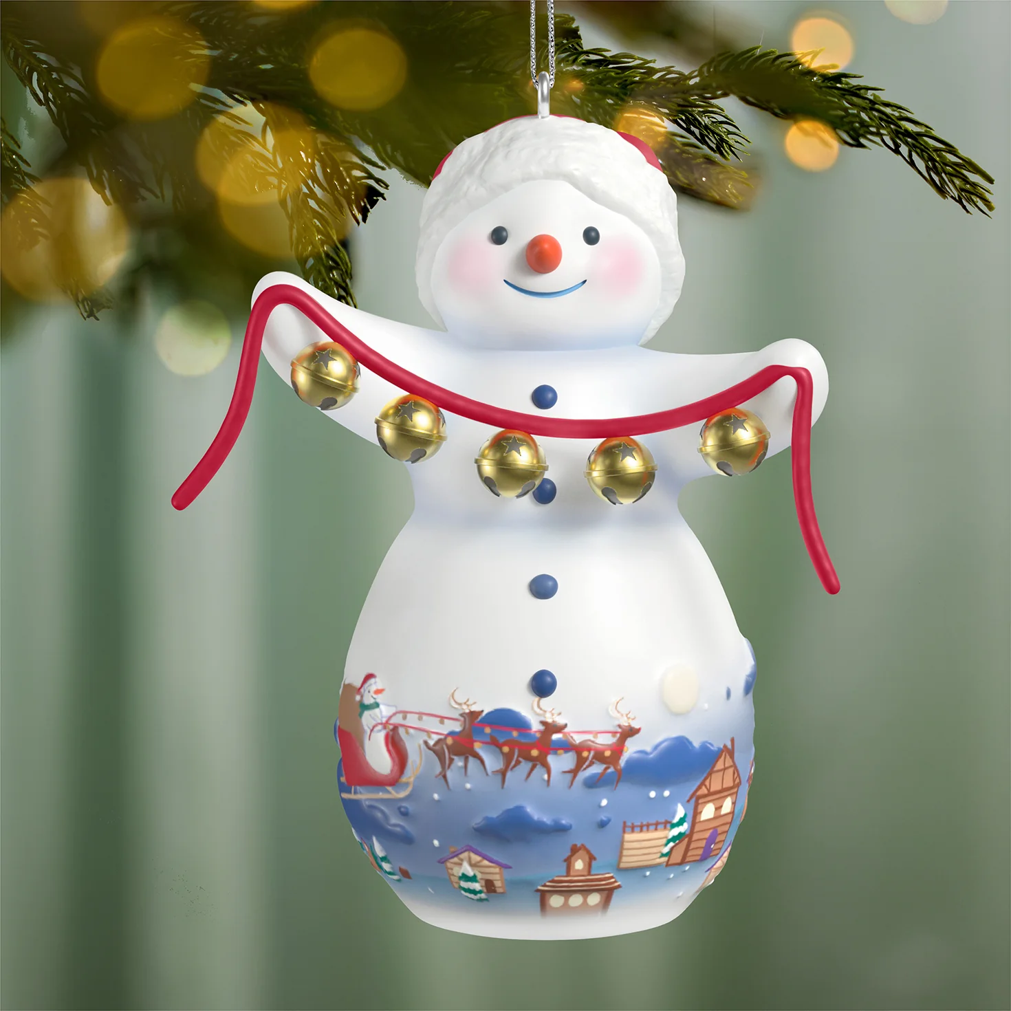 Snowtop Lodge Belle V. Holliday, Porcelain, 22nd in the Series — 2026 Hallmark Keepsake Christmas Ornament - Image 2