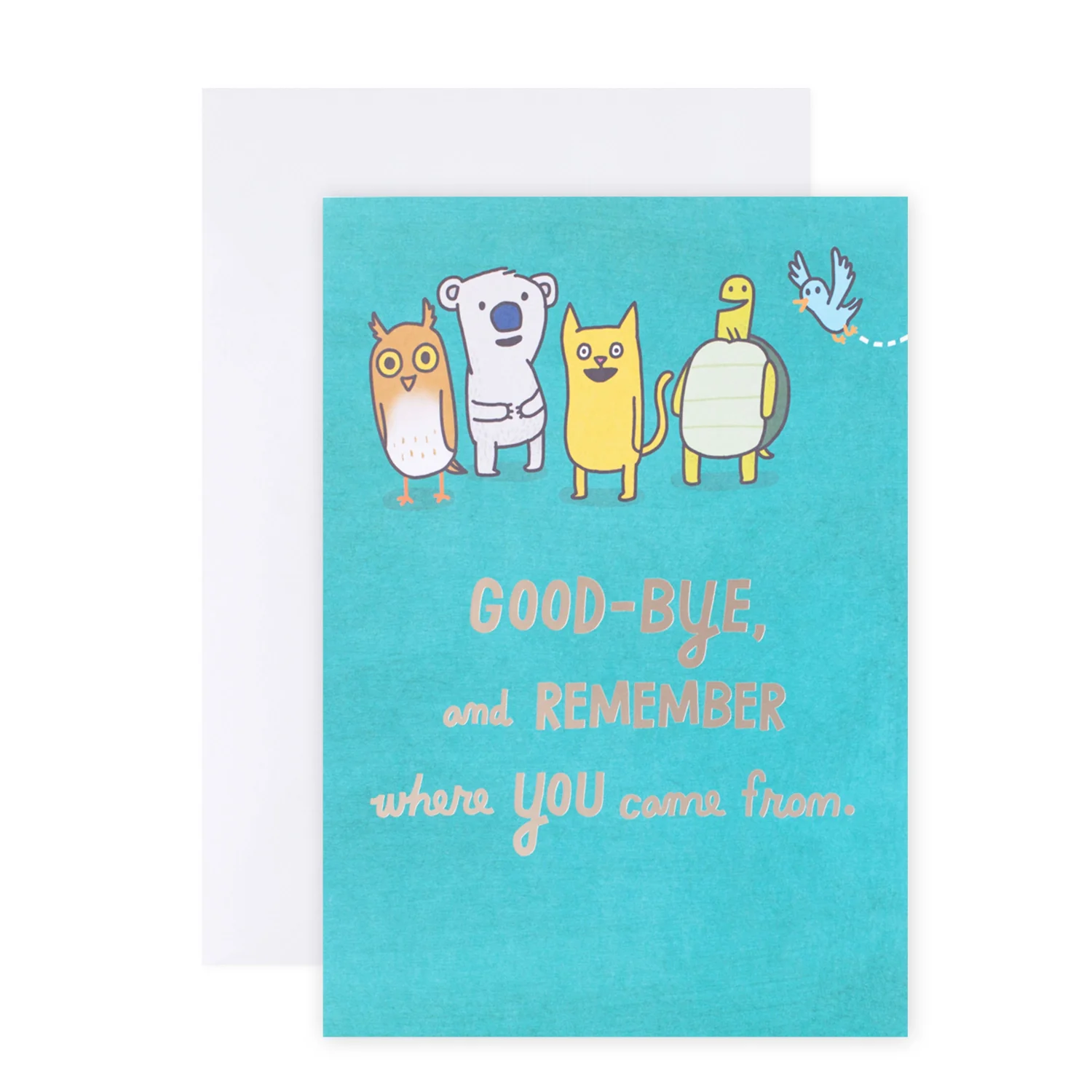 Hallmark Colossal Farewell Greeting Card - Animal Friends - Image 3