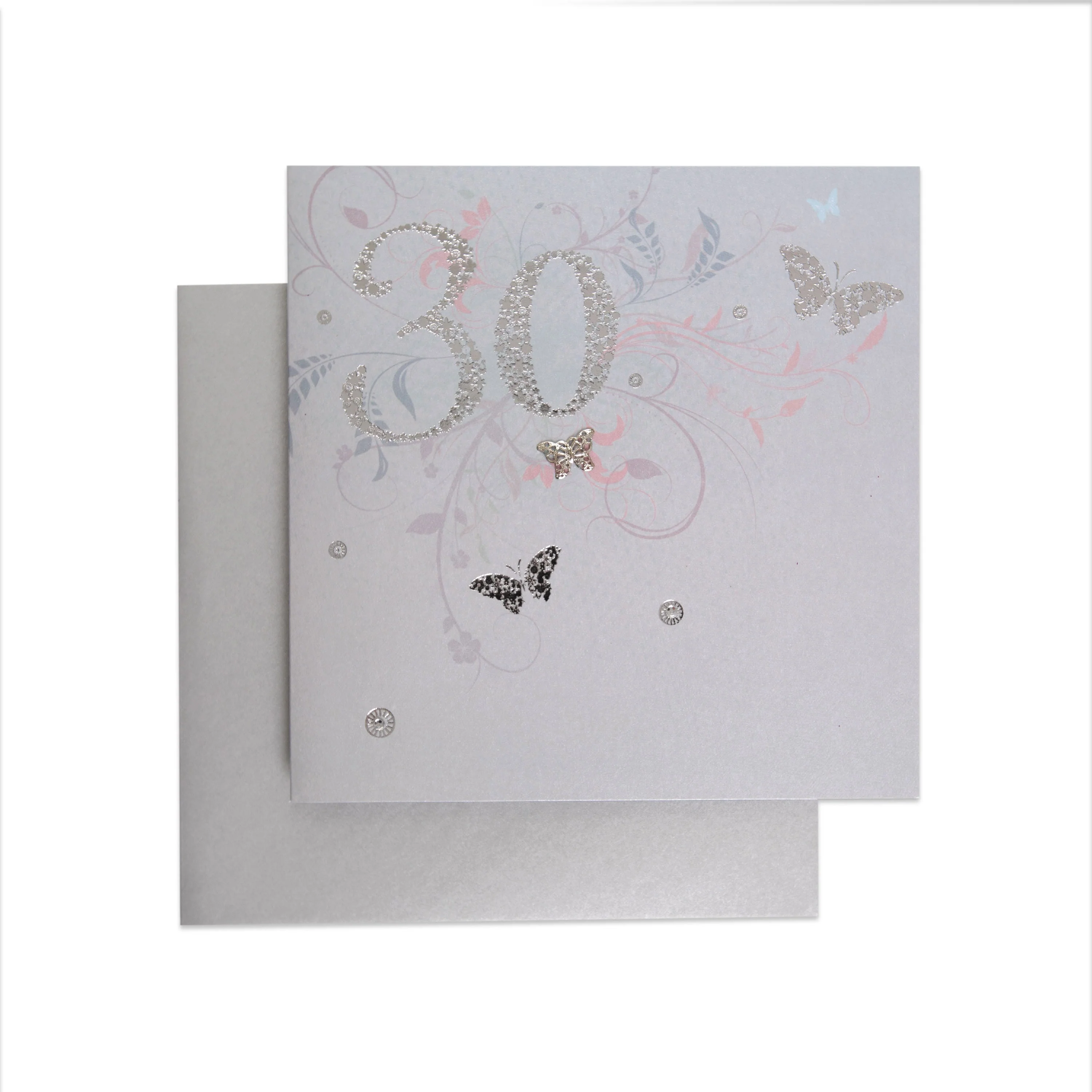 Sparkling New Decade Elegant 30th Birthday Card - Image 3