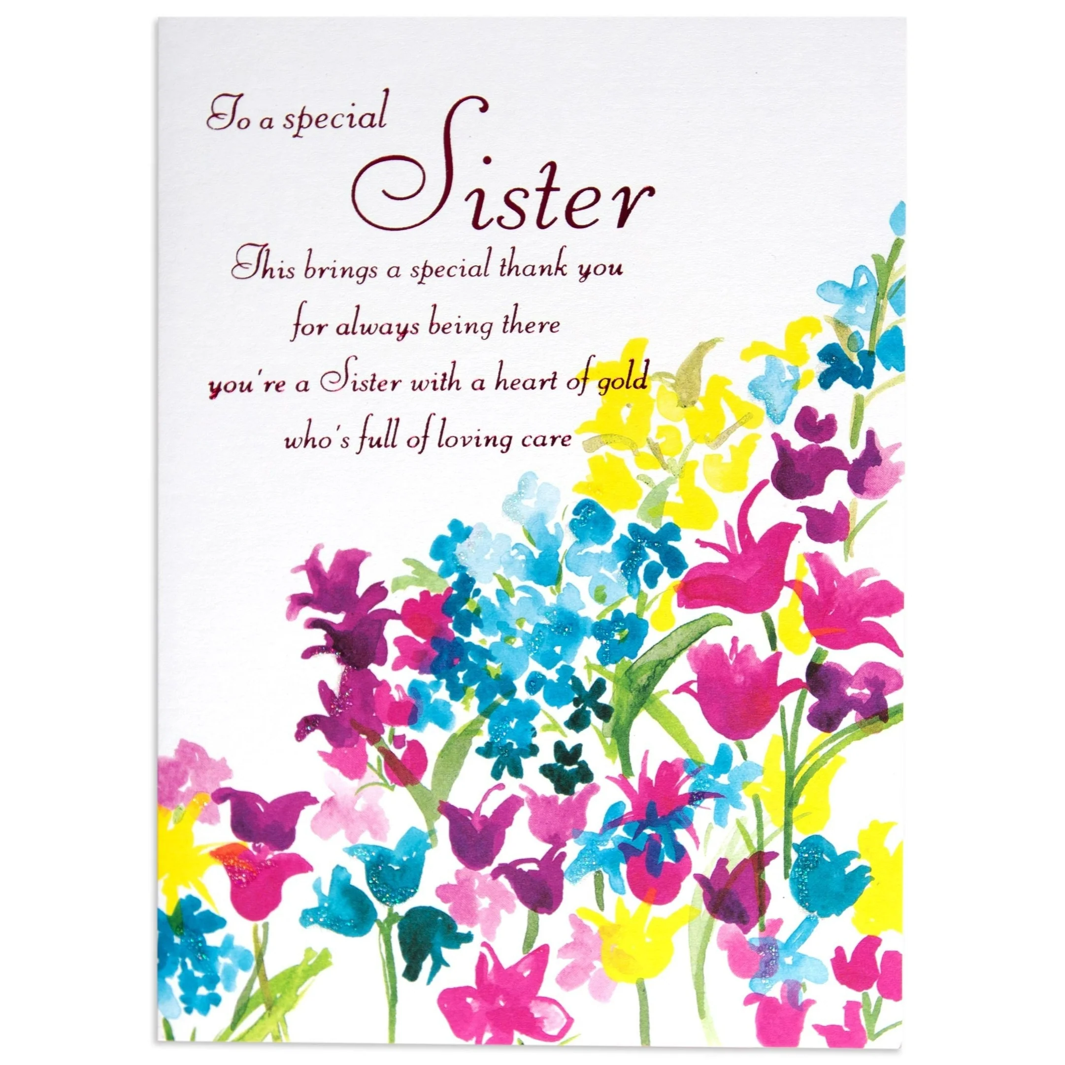 Special Sister Sweet Birthday Card