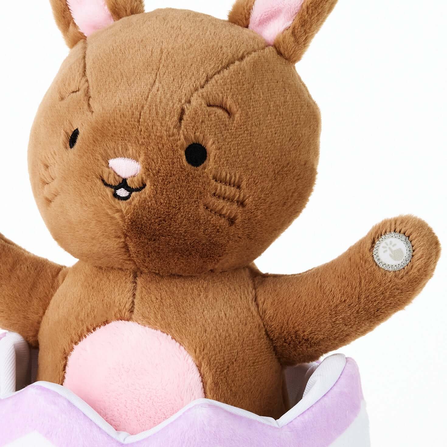 Excited for Eggs Bunny Plush With Sound and Motion - Image 3