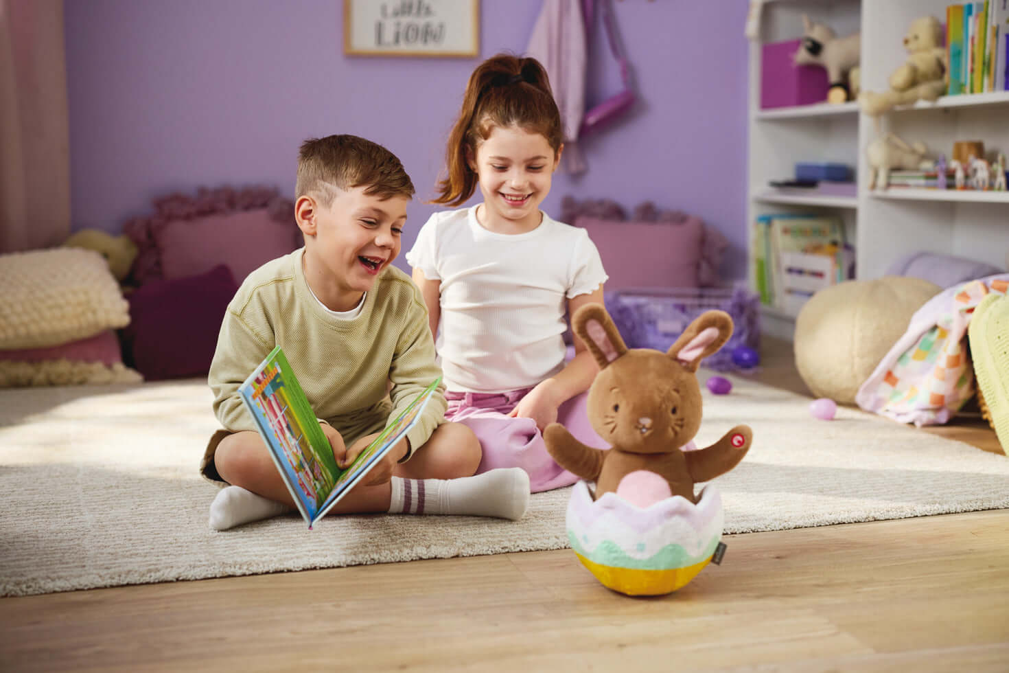 Excited for Eggs Bunny Plush With Sound and Motion - Image 7