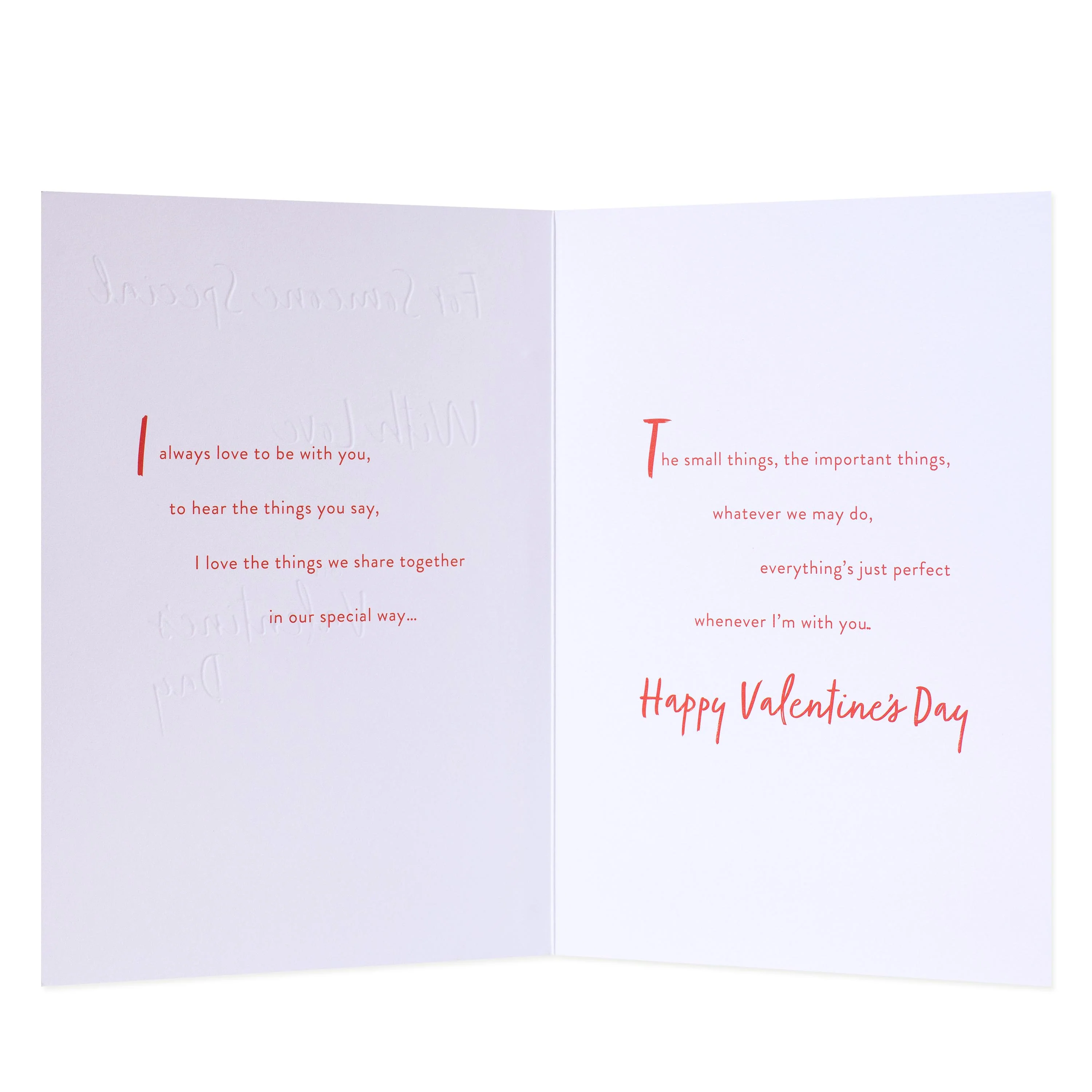 Hallmark Valentine's Day Card - For Someone Special - Image 2