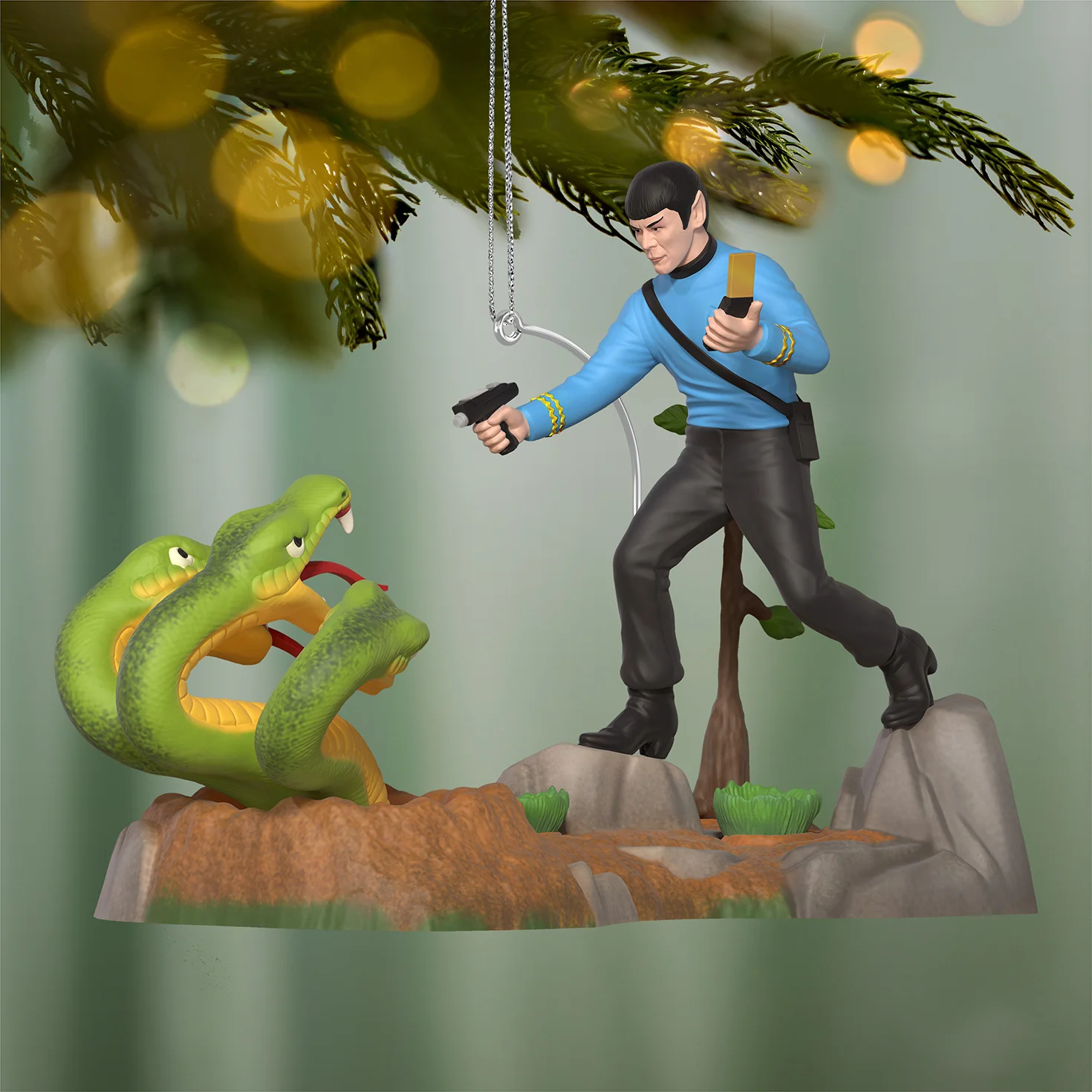 Star Trek™: The Original Series Space Serpent Attack! — 2026 Hallmark Keepsake Christmas Ornament - Image 2