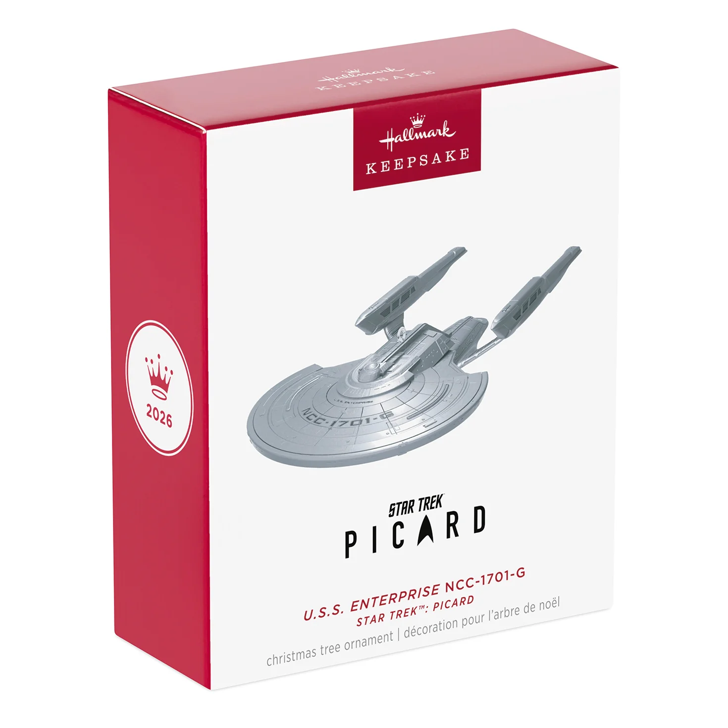 Star Trek™: Picard U.S.S. Enterprise NCC-1701-G, Metal — 2026 Hallmark Keepsake Christmas Ornament - Image 7