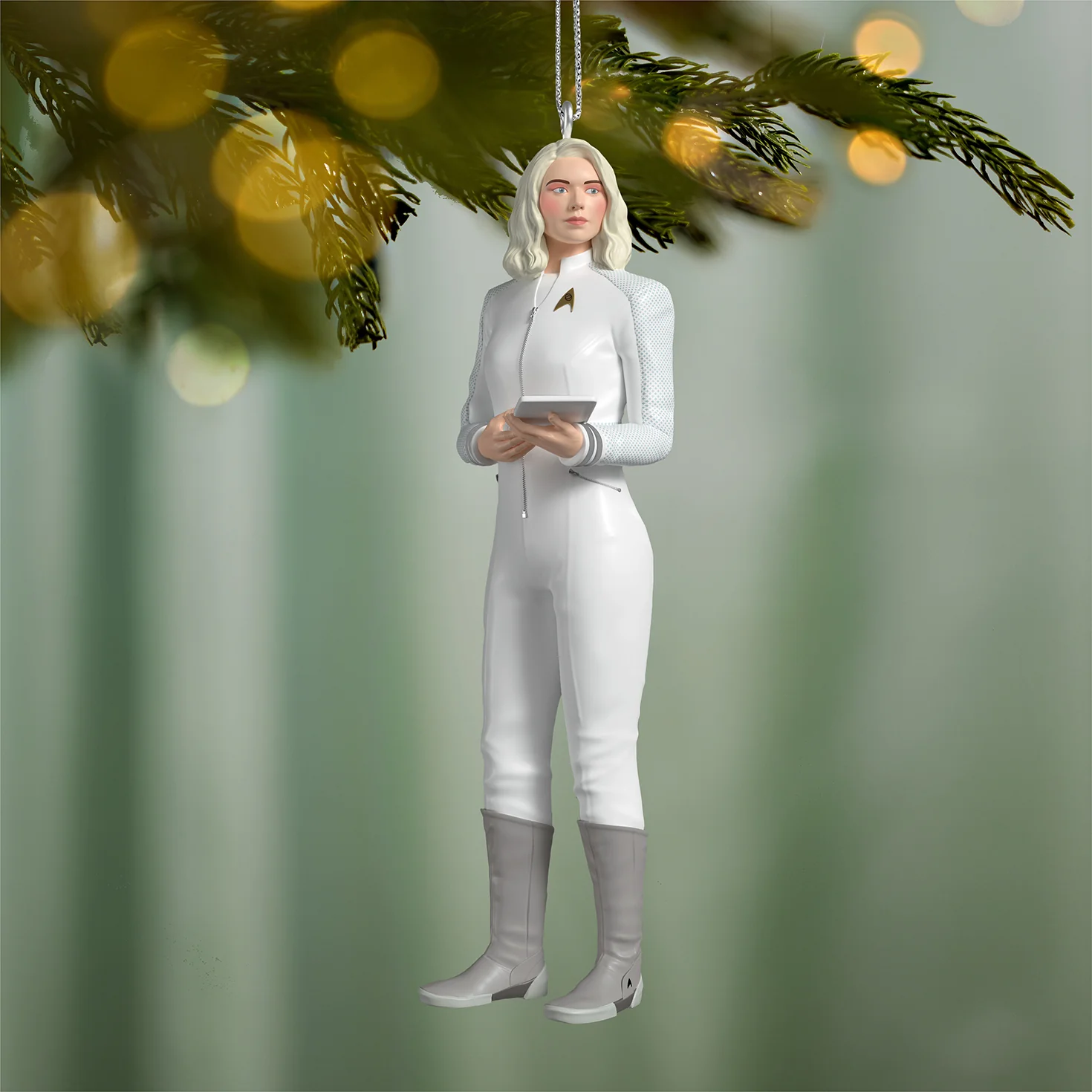 Star Trek™: Strange New Worlds Nurse Christine Chapel — 2026 Hallmark Keepsake Christmas Ornament - Image 2