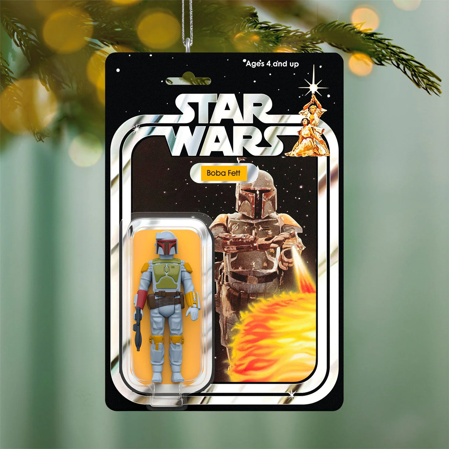 Star Wars™ Boba Fett™ Vintage Figure — 2026 Hallmark Keepsake Christmas Ornament - Image 2