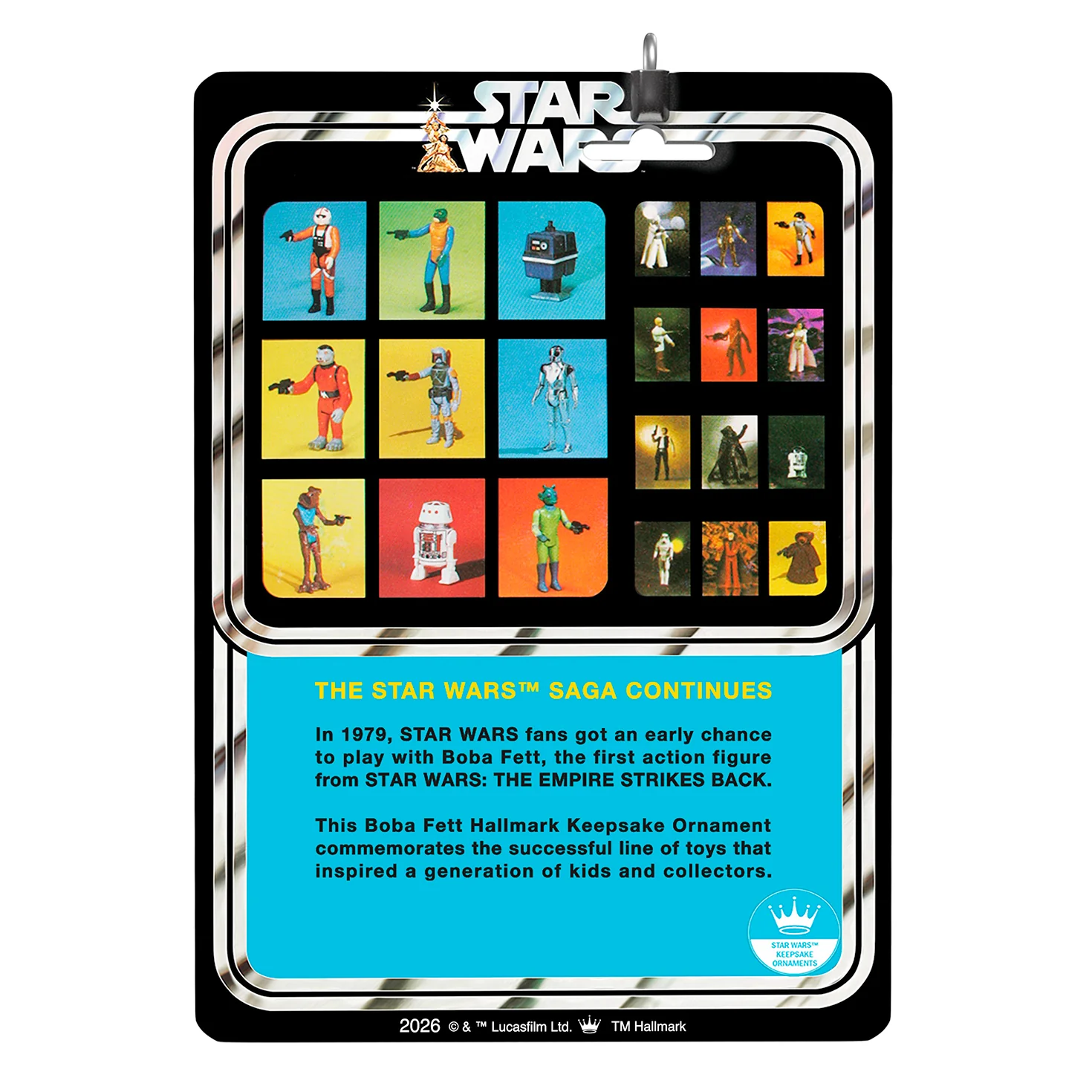Star Wars™ Boba Fett™ Vintage Figure — 2026 Hallmark Keepsake Christmas Ornament - Image 5