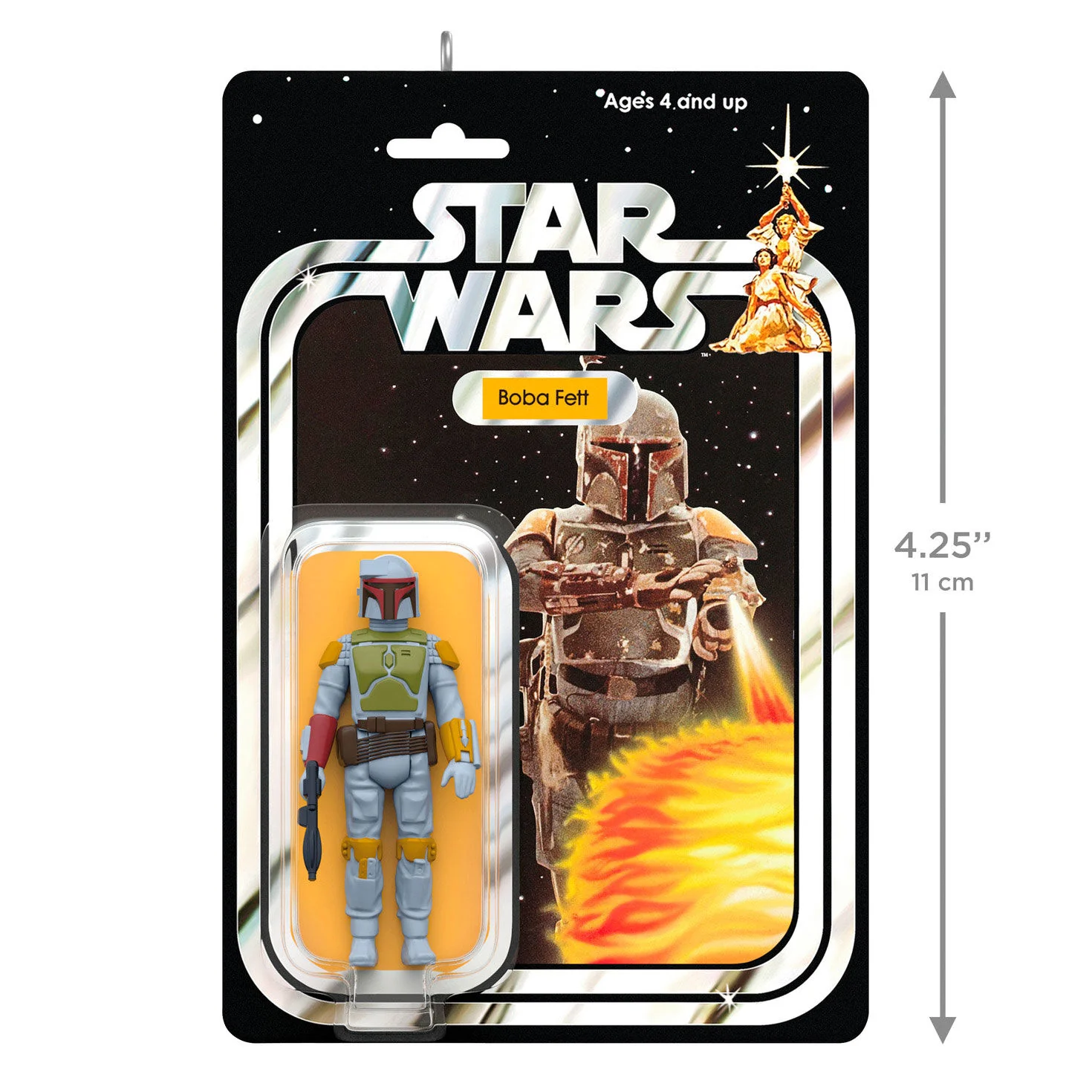 Star Wars™ Boba Fett™ Vintage Figure — 2026 Hallmark Keepsake Christmas Ornament - Image 6