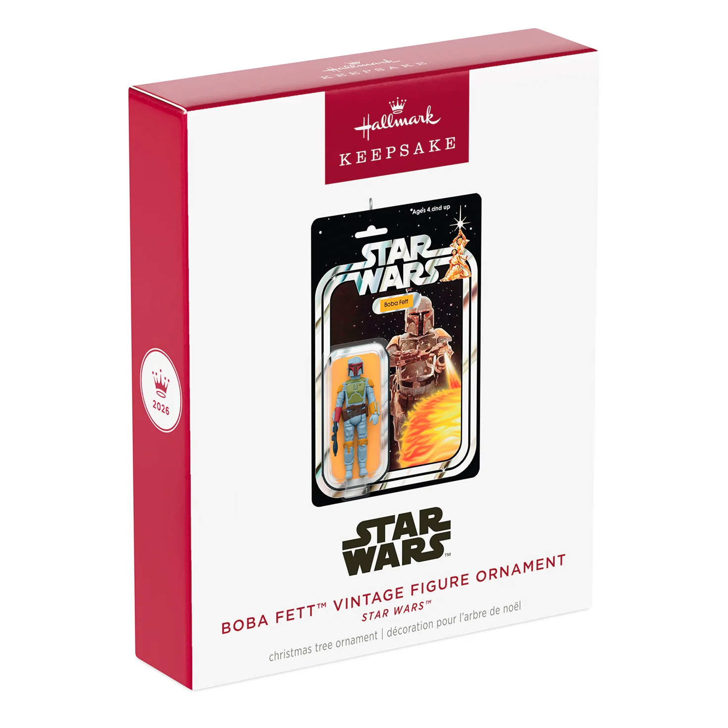Star Wars™ Boba Fett™ Vintage Figure — 2026 Hallmark Keepsake Christmas Ornament - Image 7