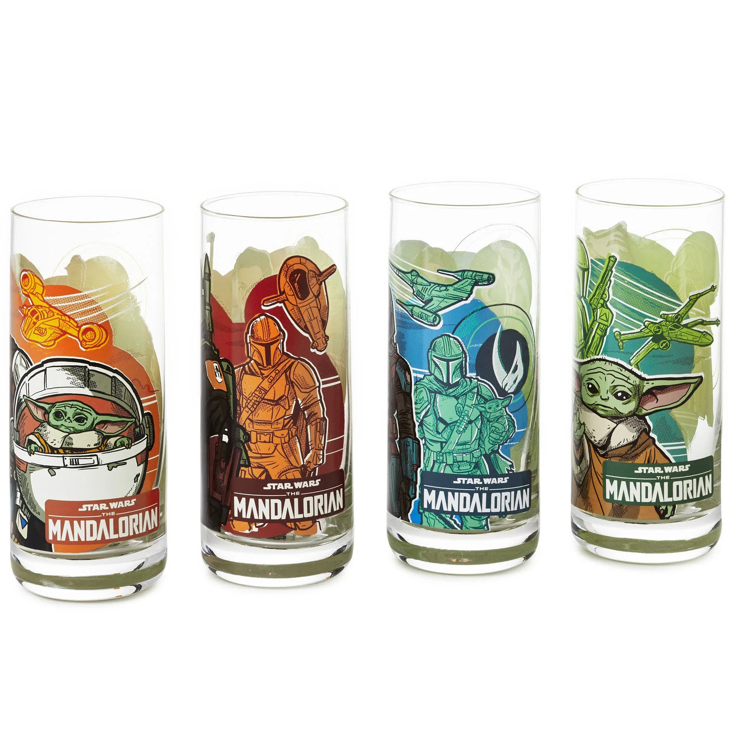 Star Wars™: The Mandalorian™ Drinking Glasses, Set of 4 - Image 3