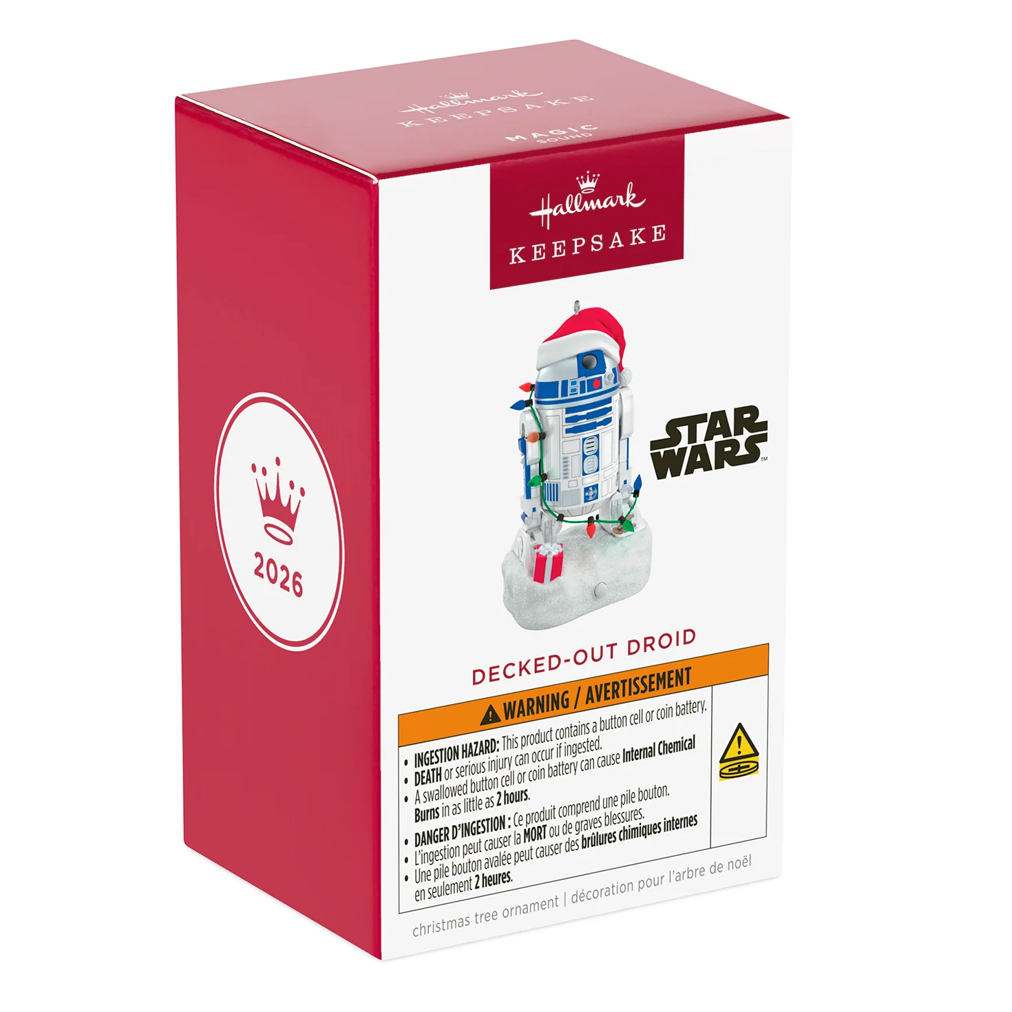 Star Wars™ Decked-Out Droid Musical — 2026 Hallmark Keepsake Christmas Ornament - Image 7