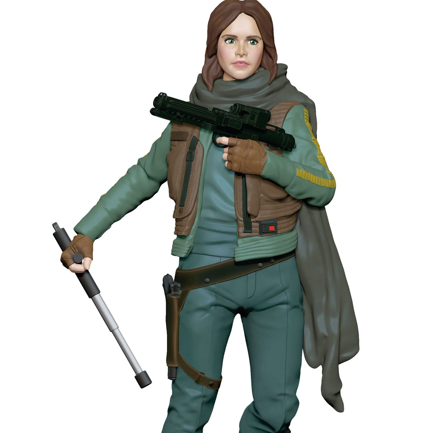 Rogue One: A Star Wars Story™ 10th Anniversary Jyn Erso™ — 2026 Hallmark Keepsake Christmas Ornament - Image 4
