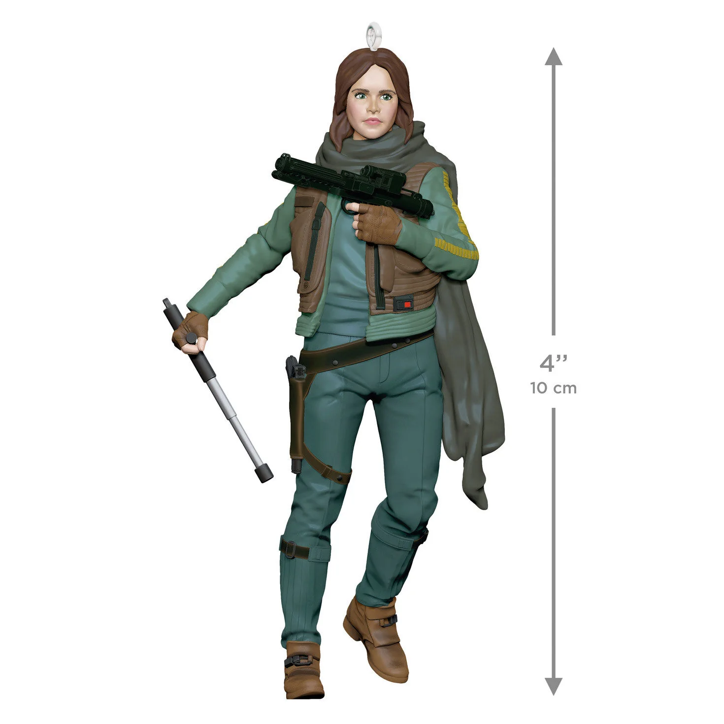Rogue One: A Star Wars Story™ 10th Anniversary Jyn Erso™ — 2026 Hallmark Keepsake Christmas Ornament - Image 6