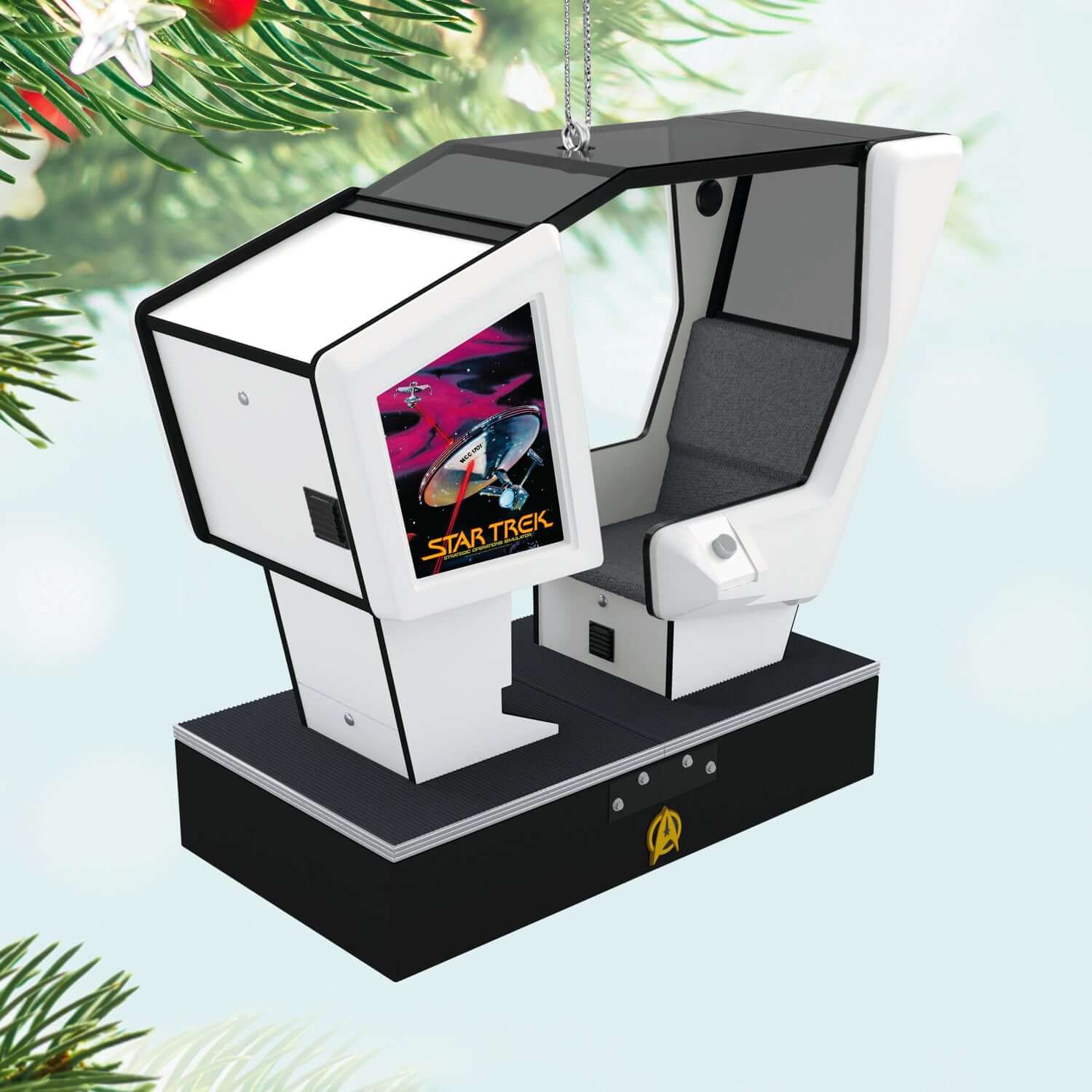 Star Trek™: Strategic Operations Simulator Arcade Game With Light and Sound — 2025 Hallmark Keepsake Christmas Ornament - Image 2