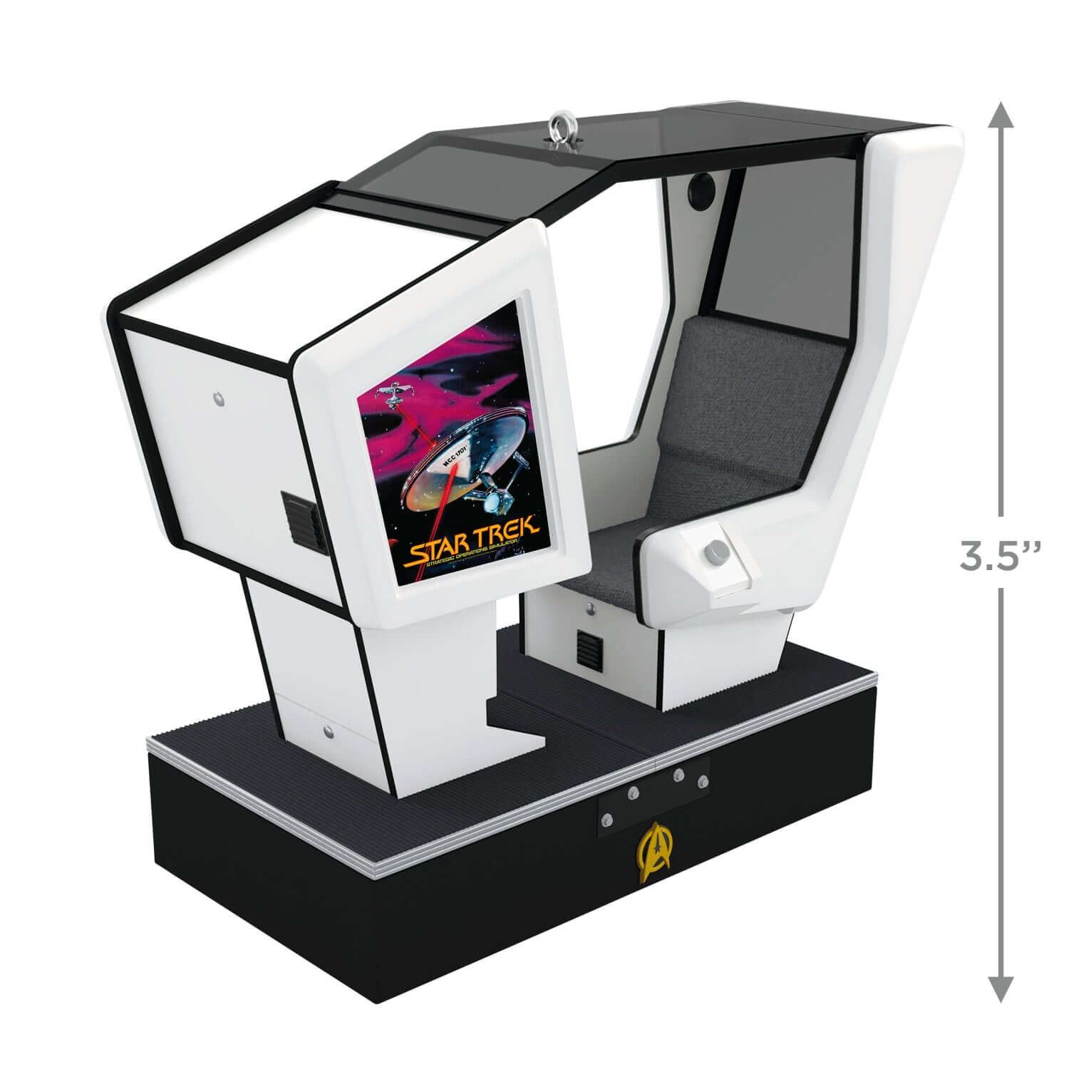 Star Trek™: Strategic Operations Simulator Arcade Game With Light and Sound — 2025 Hallmark Keepsake Christmas Ornament - Image 6