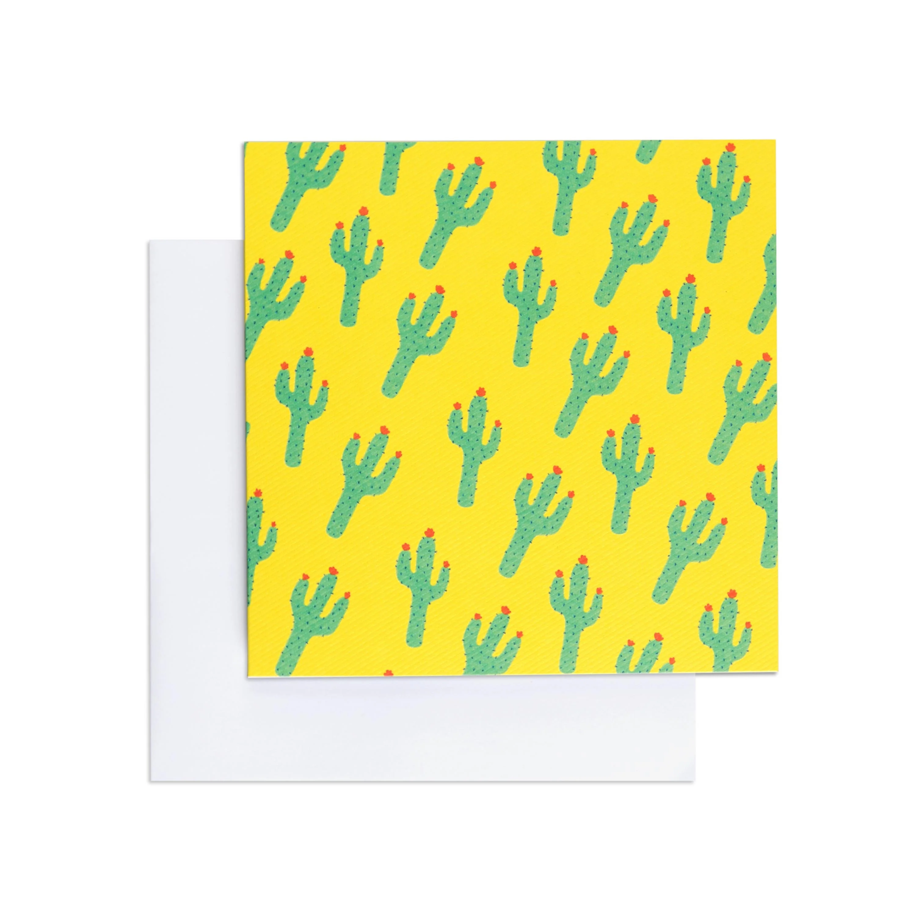 Green Cactus Blank Card - Image 3