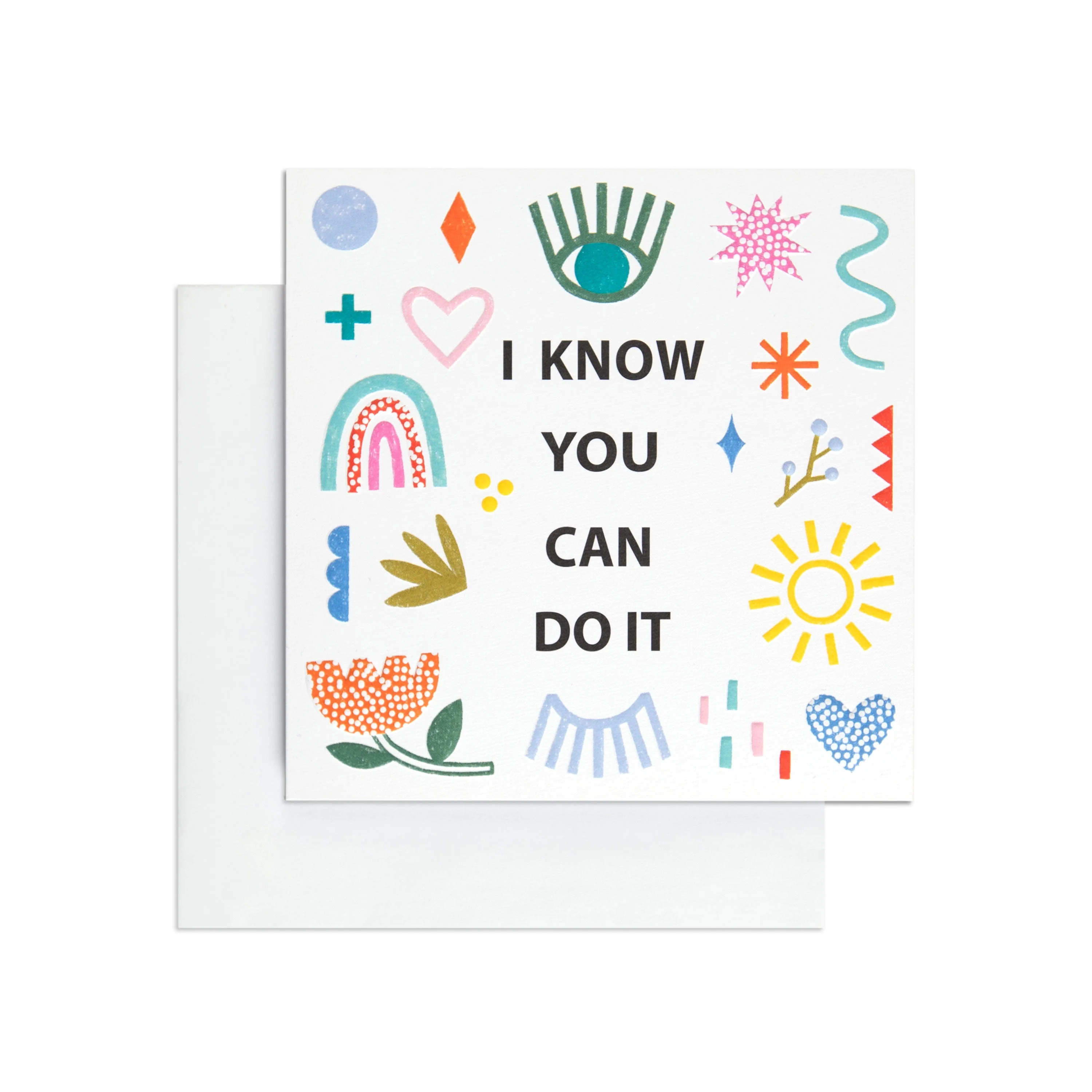 I Know You Can Do It Sweet Encouragement Blank Card - Image 3