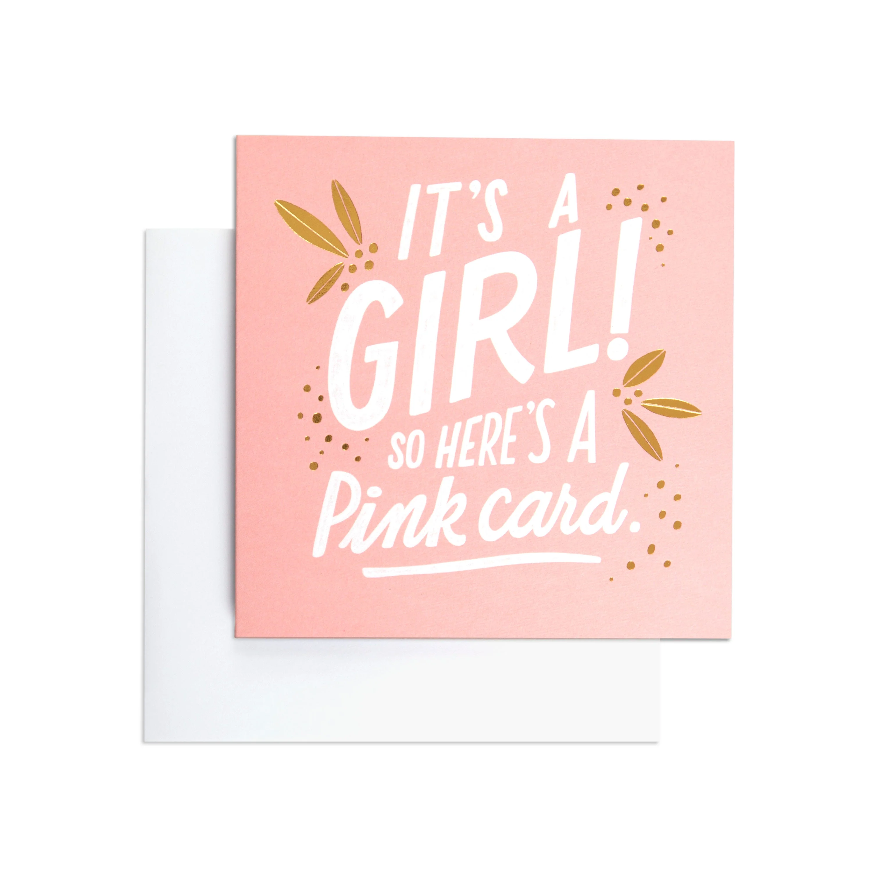 Fun It's A Girl Congratulations Card - Image 3