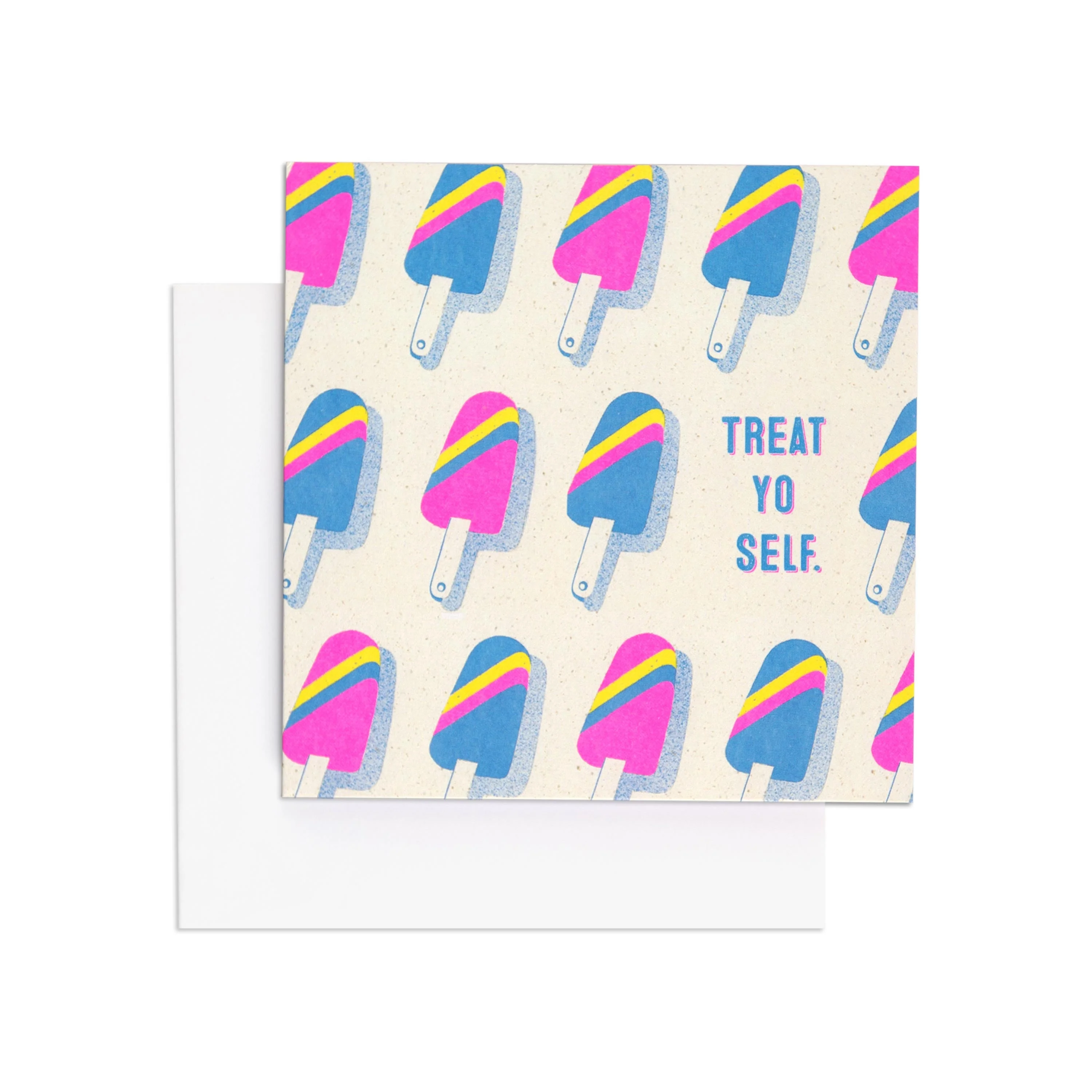 Treat Yo Self Ice Cream Fun Celebration Card - Image 3