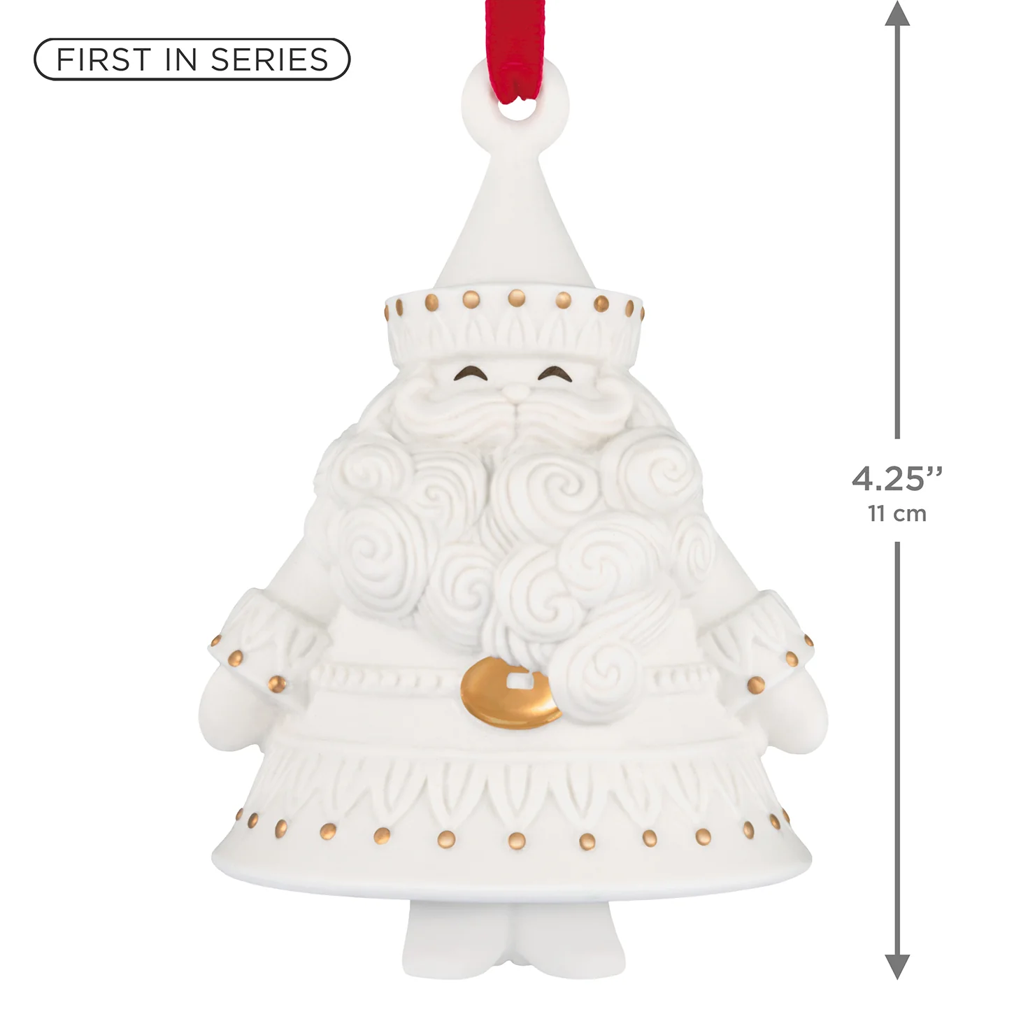 Stunning Santas, Porcelain, 1st in the Series — 2026 Hallmark Keepsake Christmas Ornament - Image 6