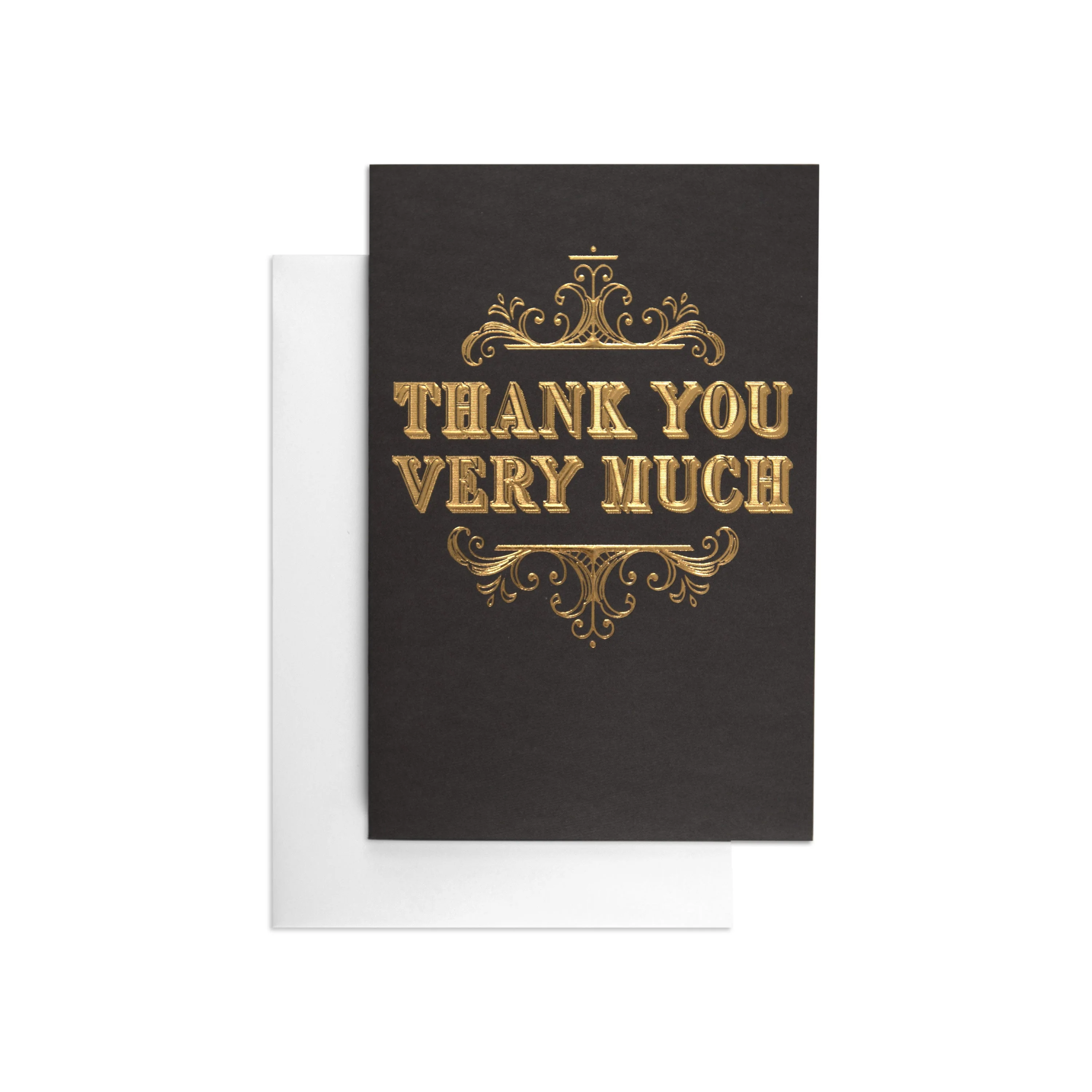 Stylish Bold & Gold Thank You Card - Image 3