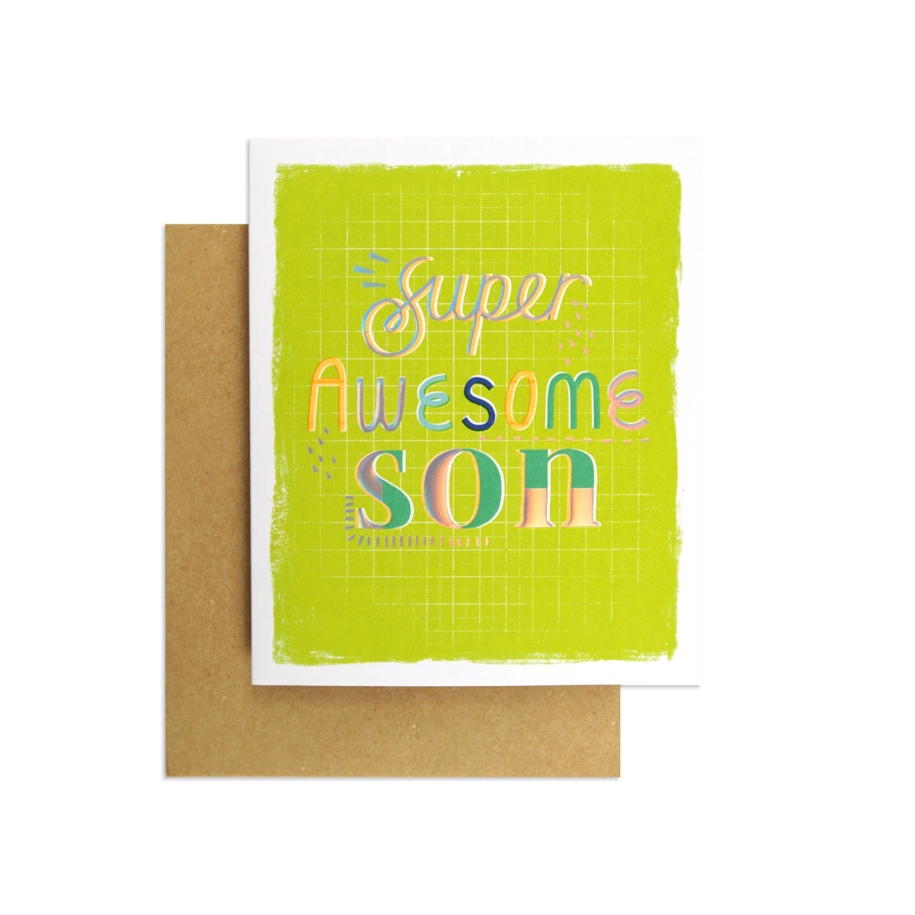 Super Awesome Bright Colourful Birthday Card for Son - Image 3