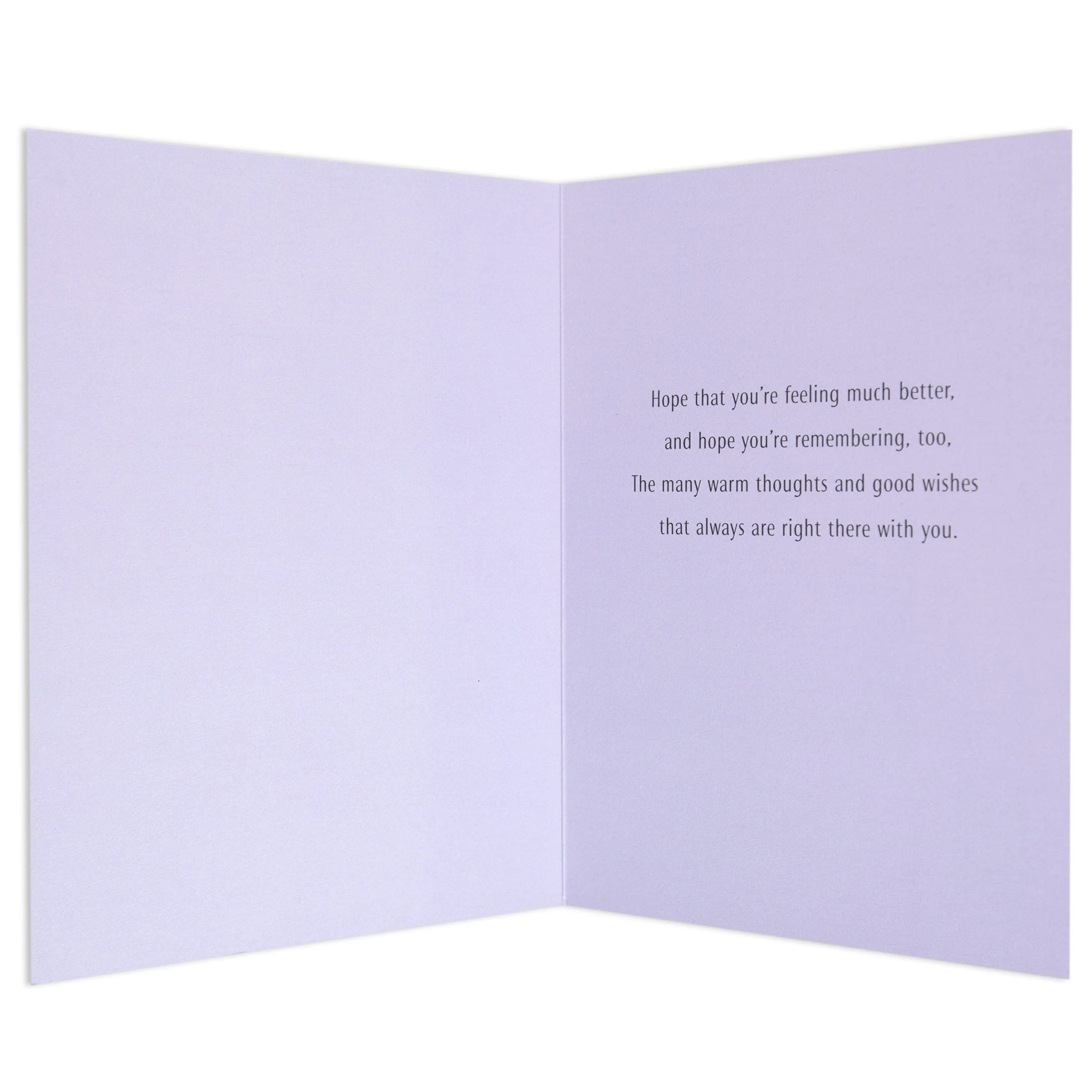 Sweet Floral Get Well Soon Card - Image 2