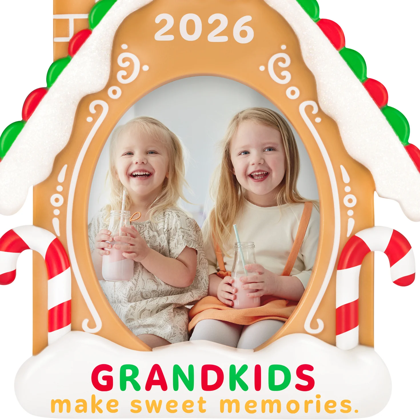 Sweet Grandkids 2026 Photo Frame — 2026 Hallmark Keepsake Christmas Ornament - Image 4